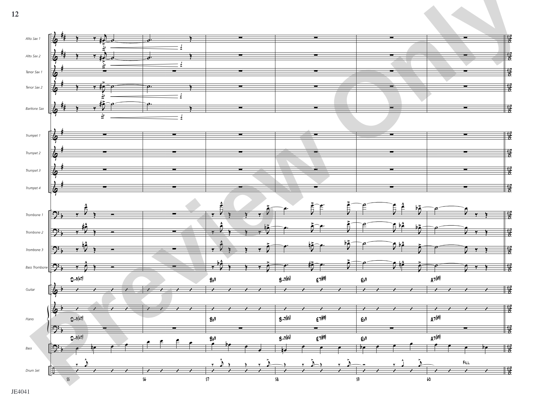 Sho' Nuff Sure-fire Shuffle: Jazz Ensemble Conductor Score & Parts