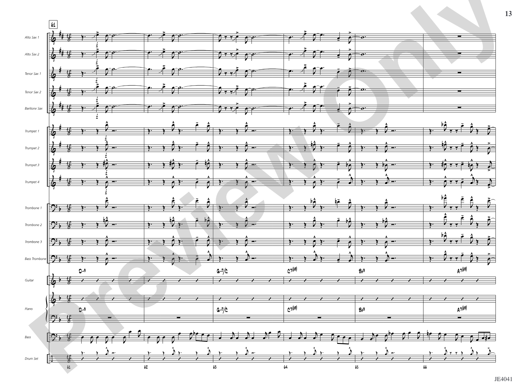 Sho' Nuff Sure-fire Shuffle: Jazz Ensemble Conductor Score & Parts