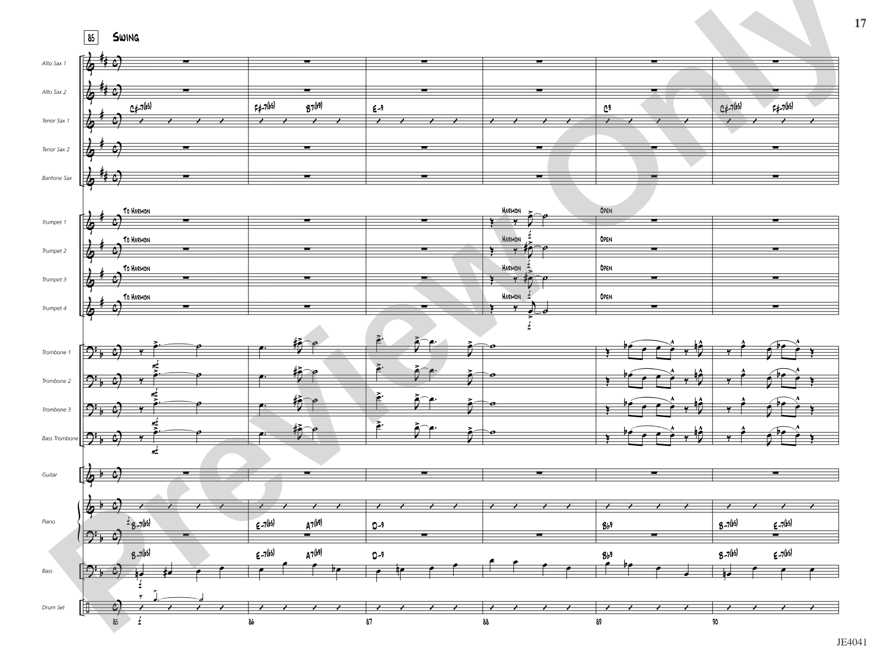 Sho' Nuff Sure-fire Shuffle: Jazz Ensemble Conductor Score & Parts
