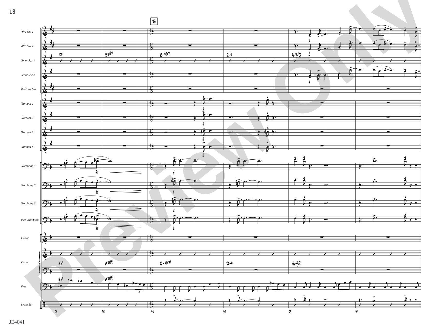 Sho' Nuff Sure-fire Shuffle: Jazz Ensemble Conductor Score & Parts