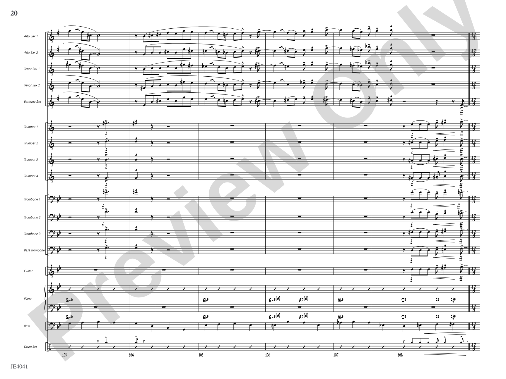 Sho' Nuff Sure-fire Shuffle: Jazz Ensemble Conductor Score & Parts