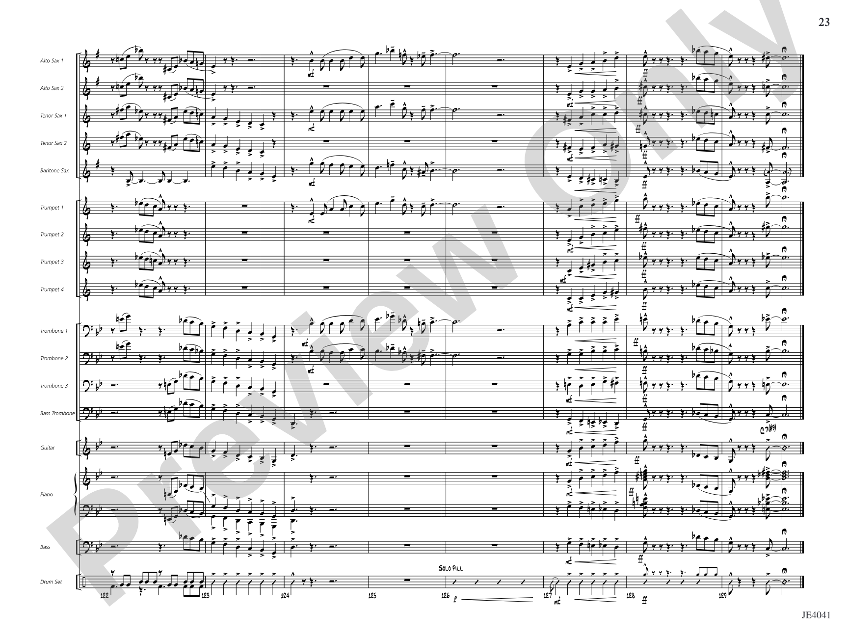 Sho' Nuff Sure-fire Shuffle: Jazz Ensemble Conductor Score & Parts