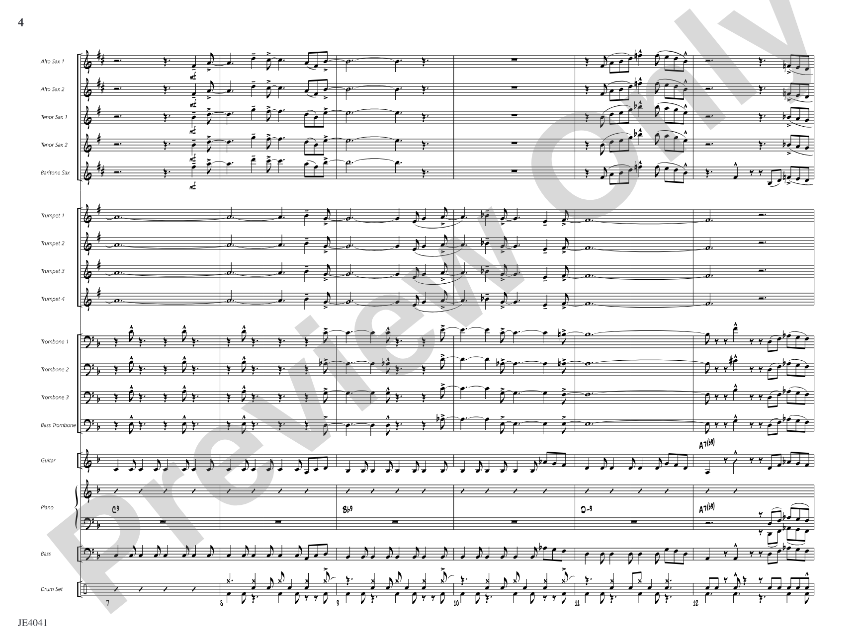 Sho' Nuff Sure-fire Shuffle: Jazz Ensemble Conductor Score & Parts