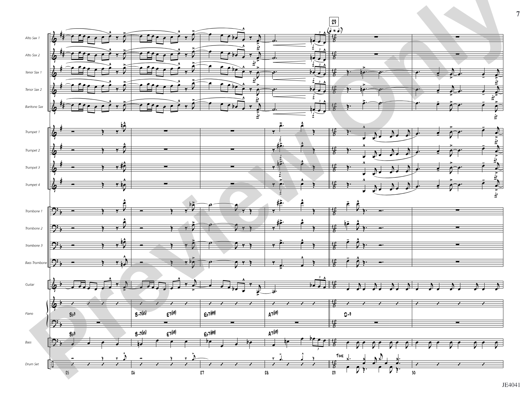 Sho' Nuff Sure-fire Shuffle: Jazz Ensemble Conductor Score & Parts