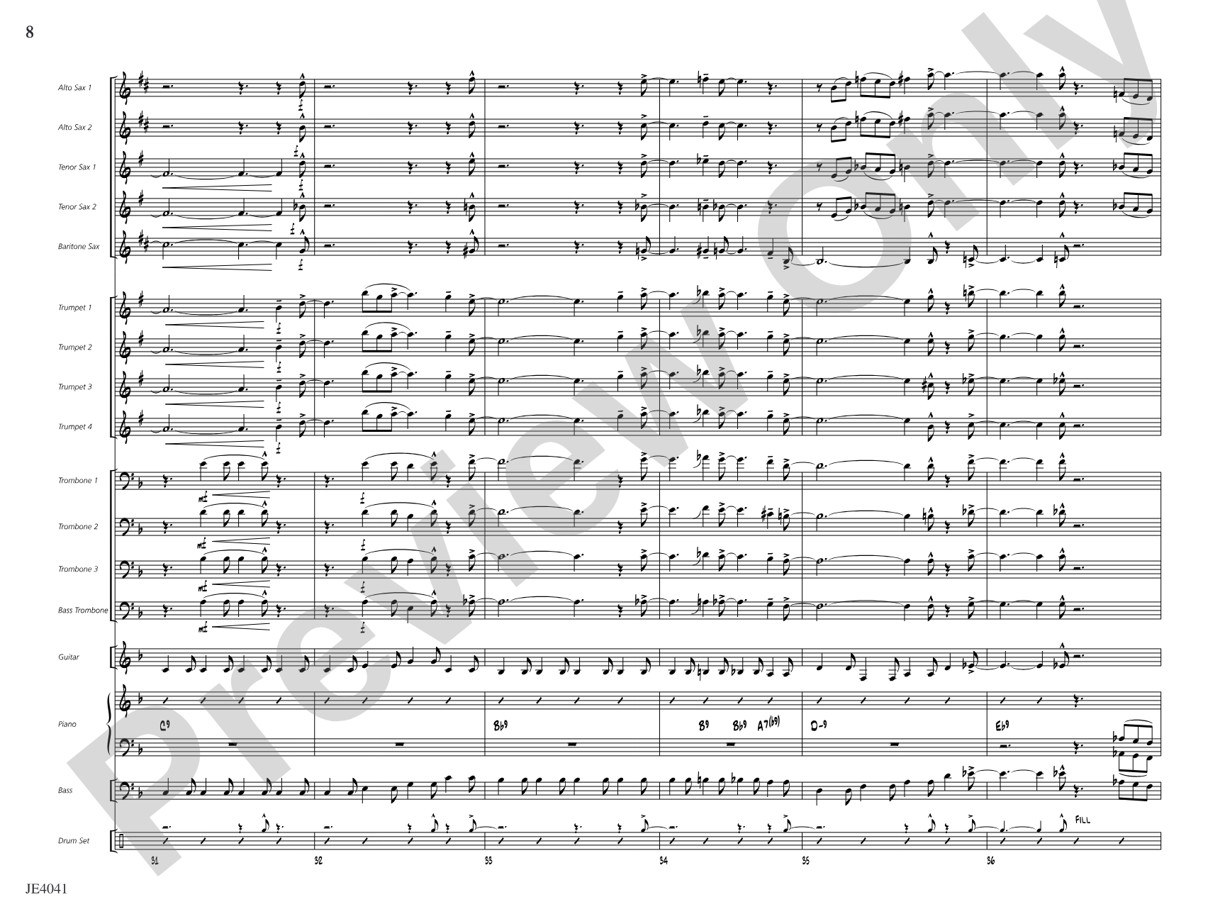 Sho' Nuff Sure-fire Shuffle: Jazz Ensemble Conductor Score & Parts