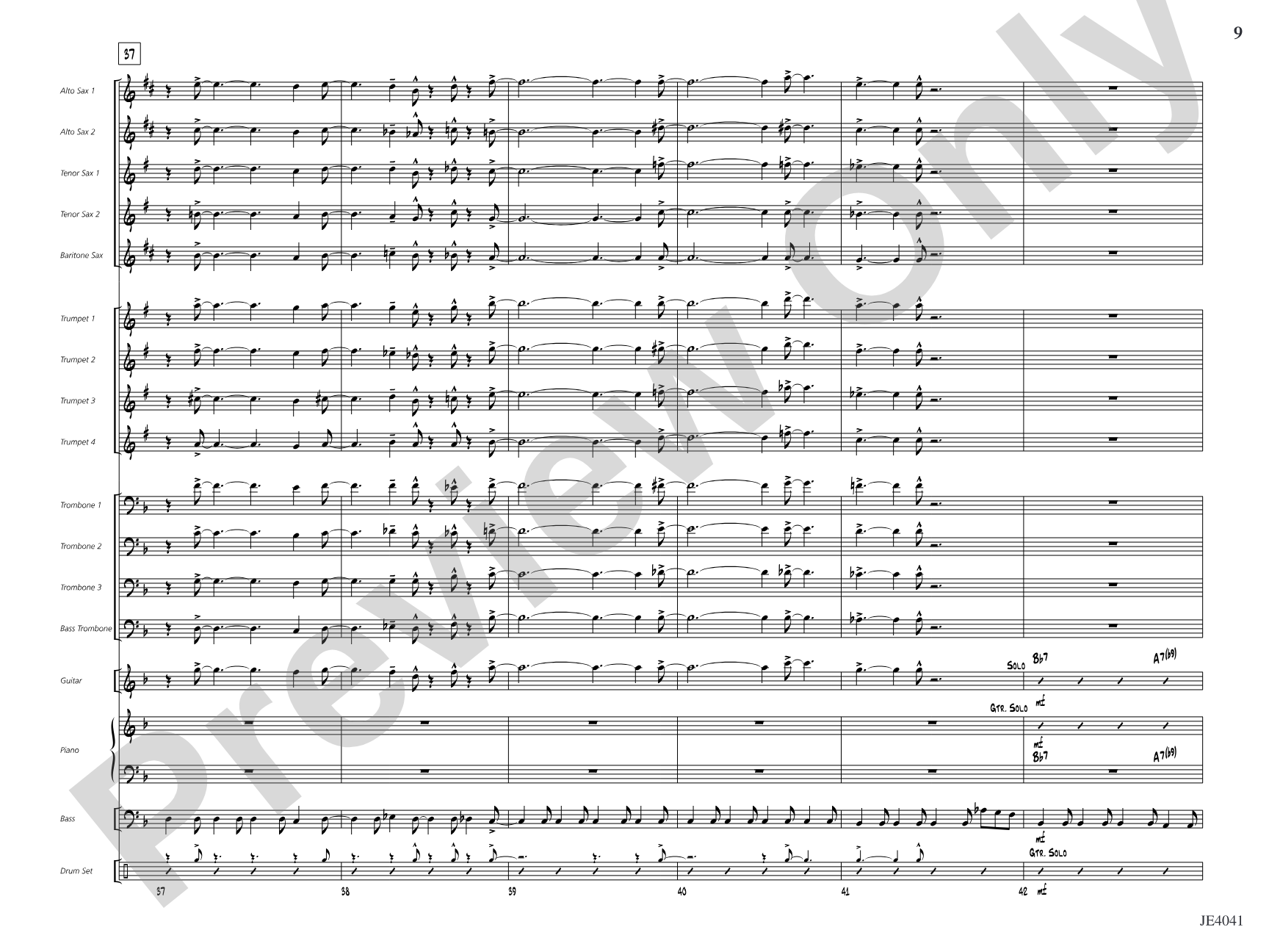 Sho' Nuff Sure-fire Shuffle: Jazz Ensemble Conductor Score & Parts