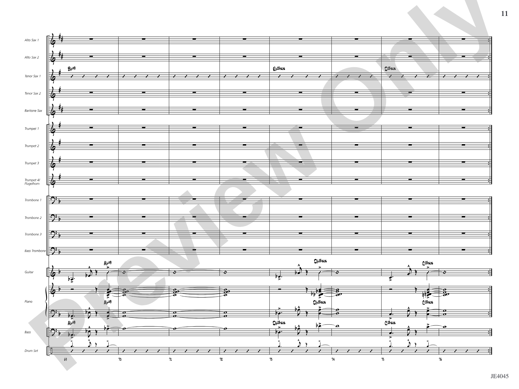 Luck of the Irish: Jazz Ensemble Conductor Score & Parts
