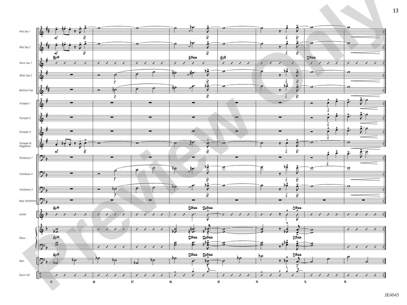 Luck of the Irish: Jazz Ensemble Conductor Score & Parts
