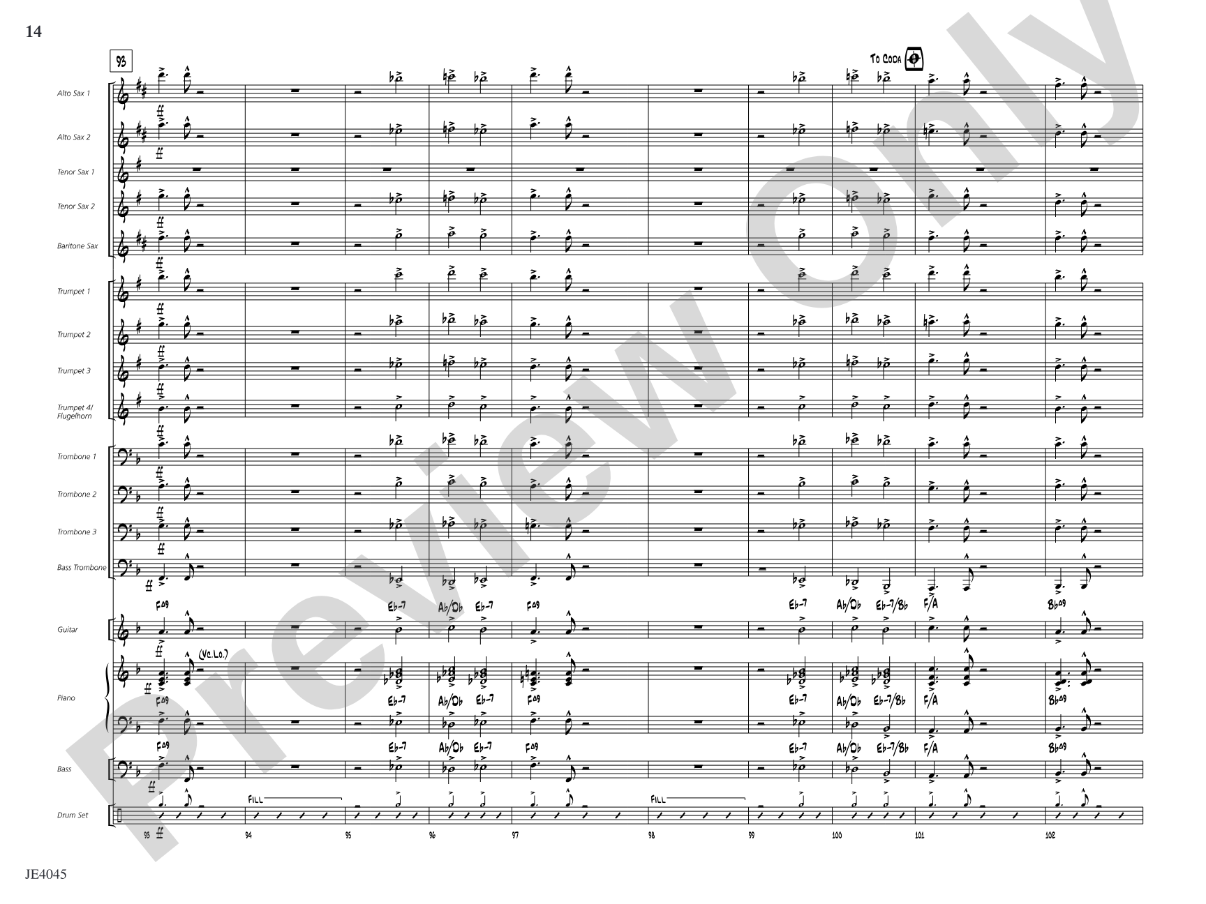 Luck of the Irish: Jazz Ensemble Conductor Score & Parts