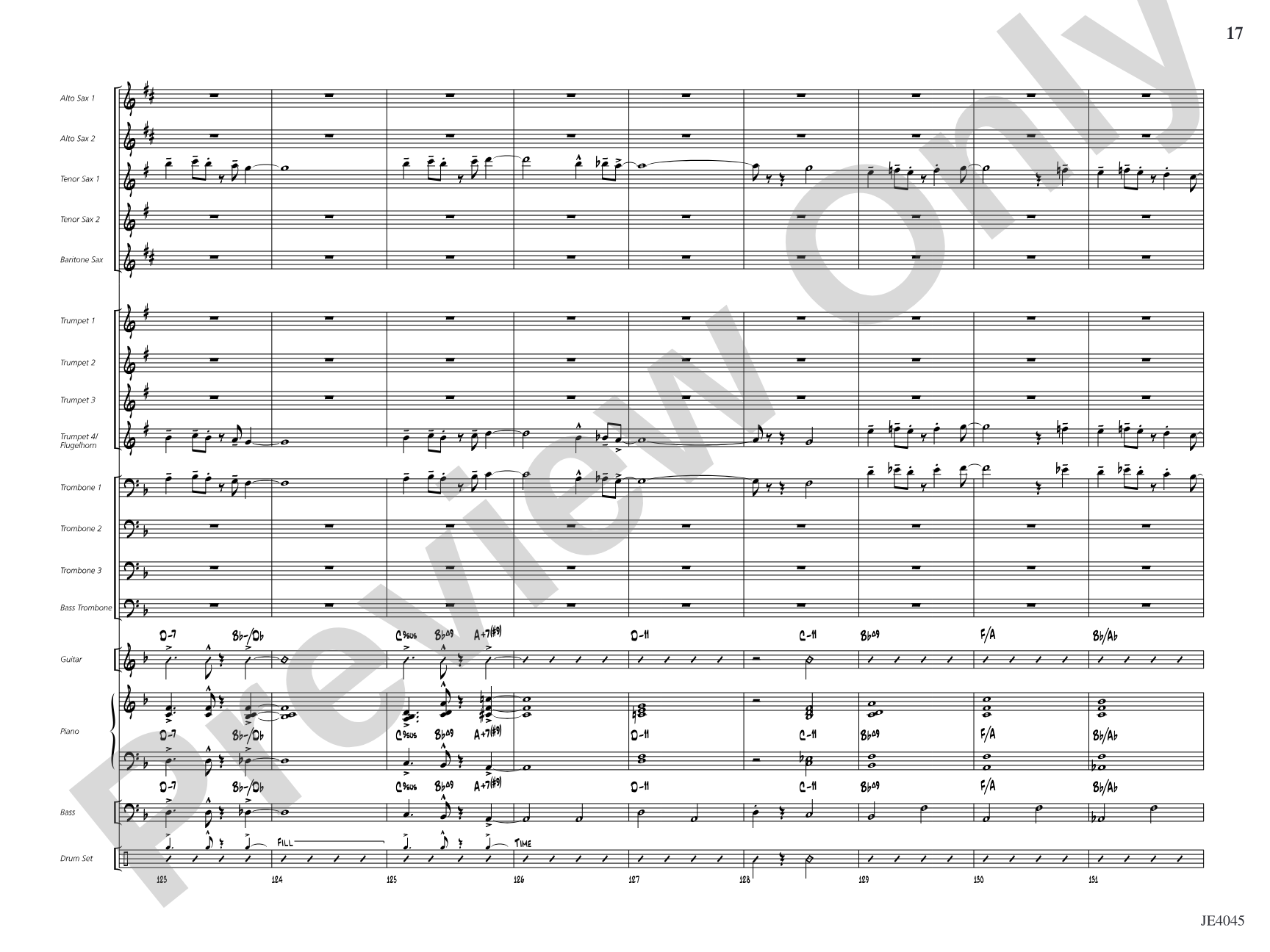 Luck of the Irish: Jazz Ensemble Conductor Score & Parts