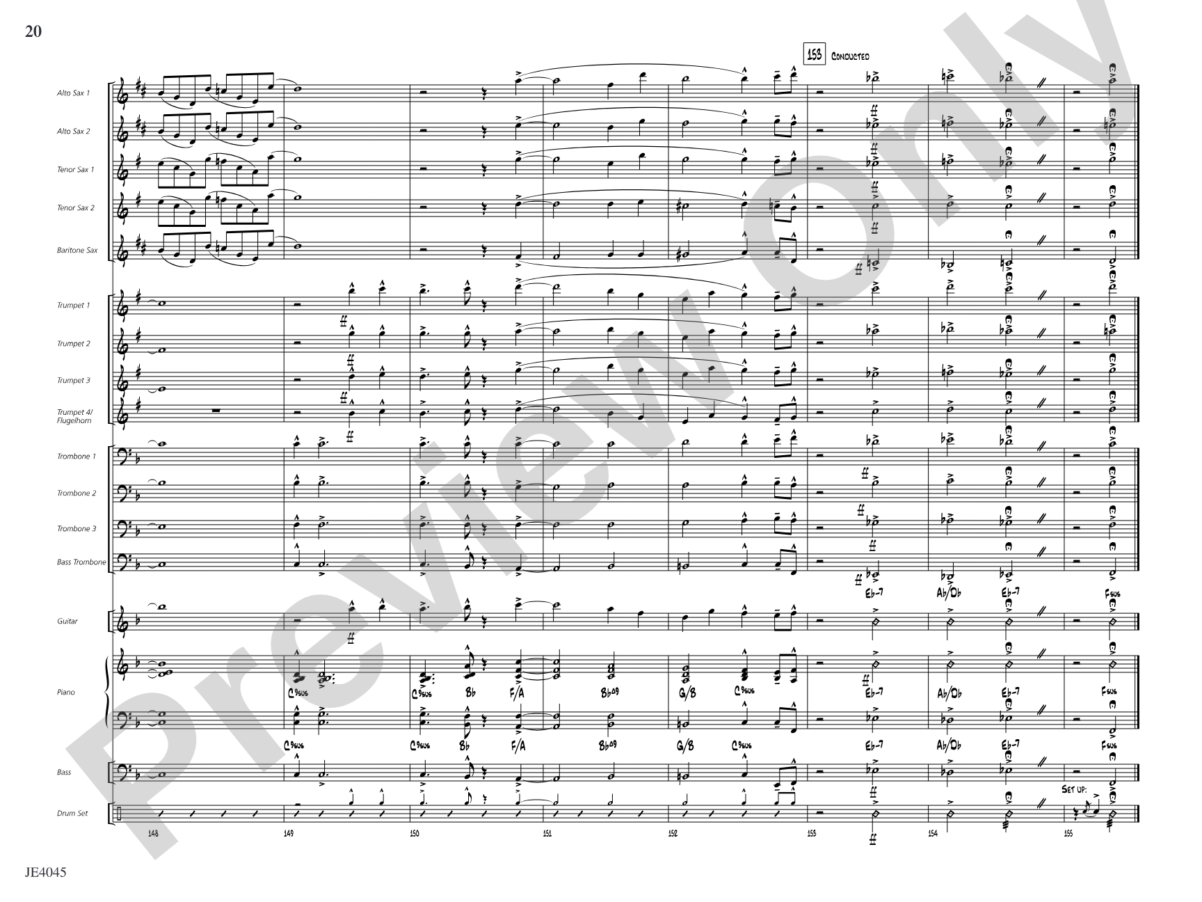 Luck of the Irish: Jazz Ensemble Conductor Score & Parts