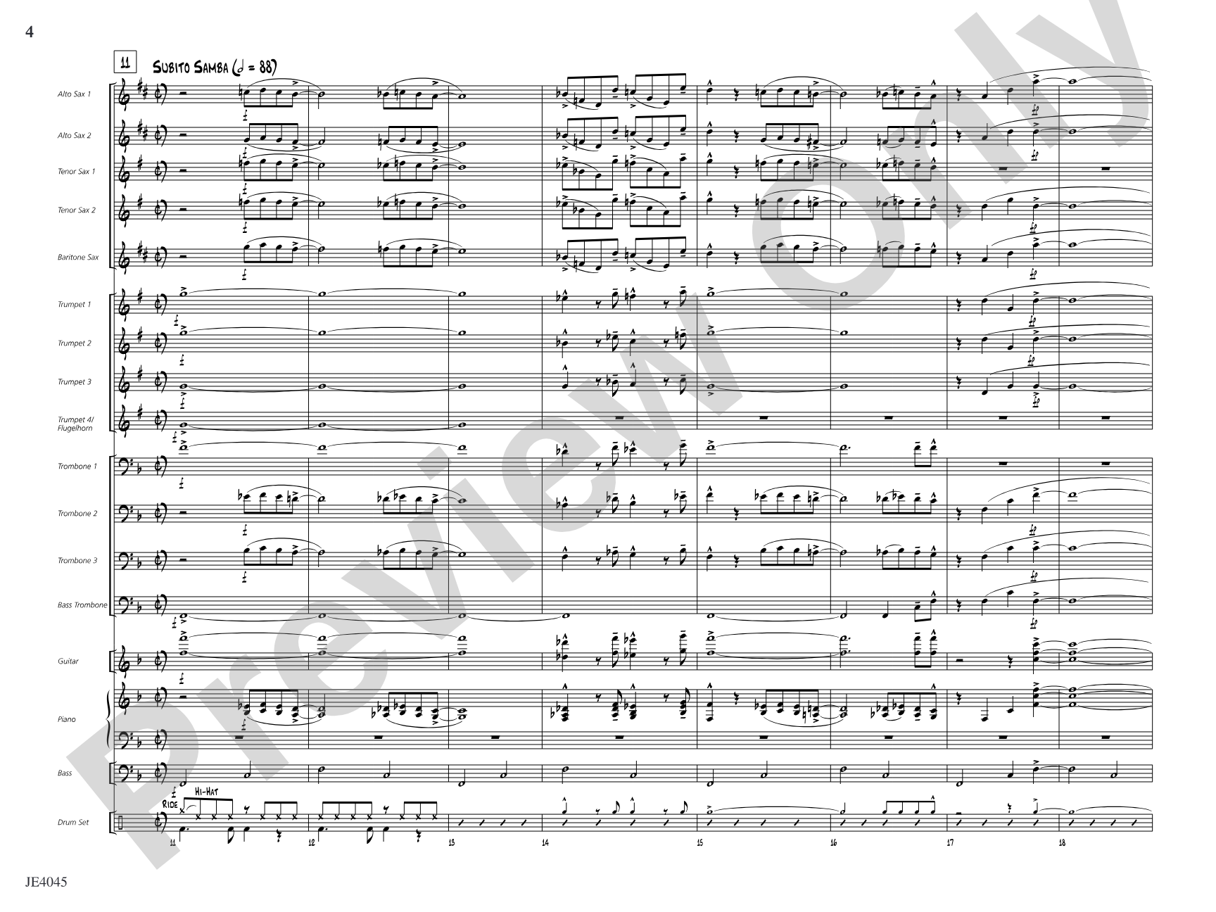 Luck of the Irish: Jazz Ensemble Conductor Score & Parts
