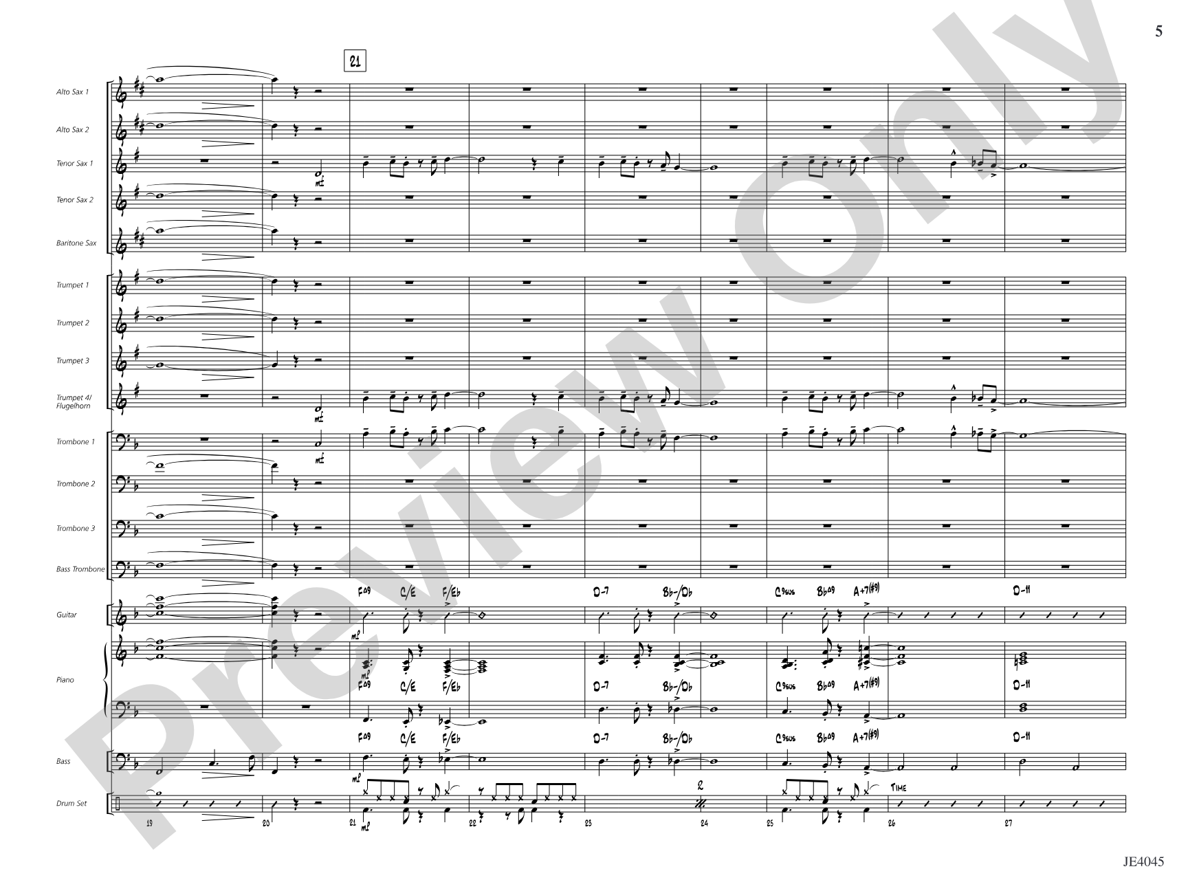 Luck of the Irish: Jazz Ensemble Conductor Score & Parts