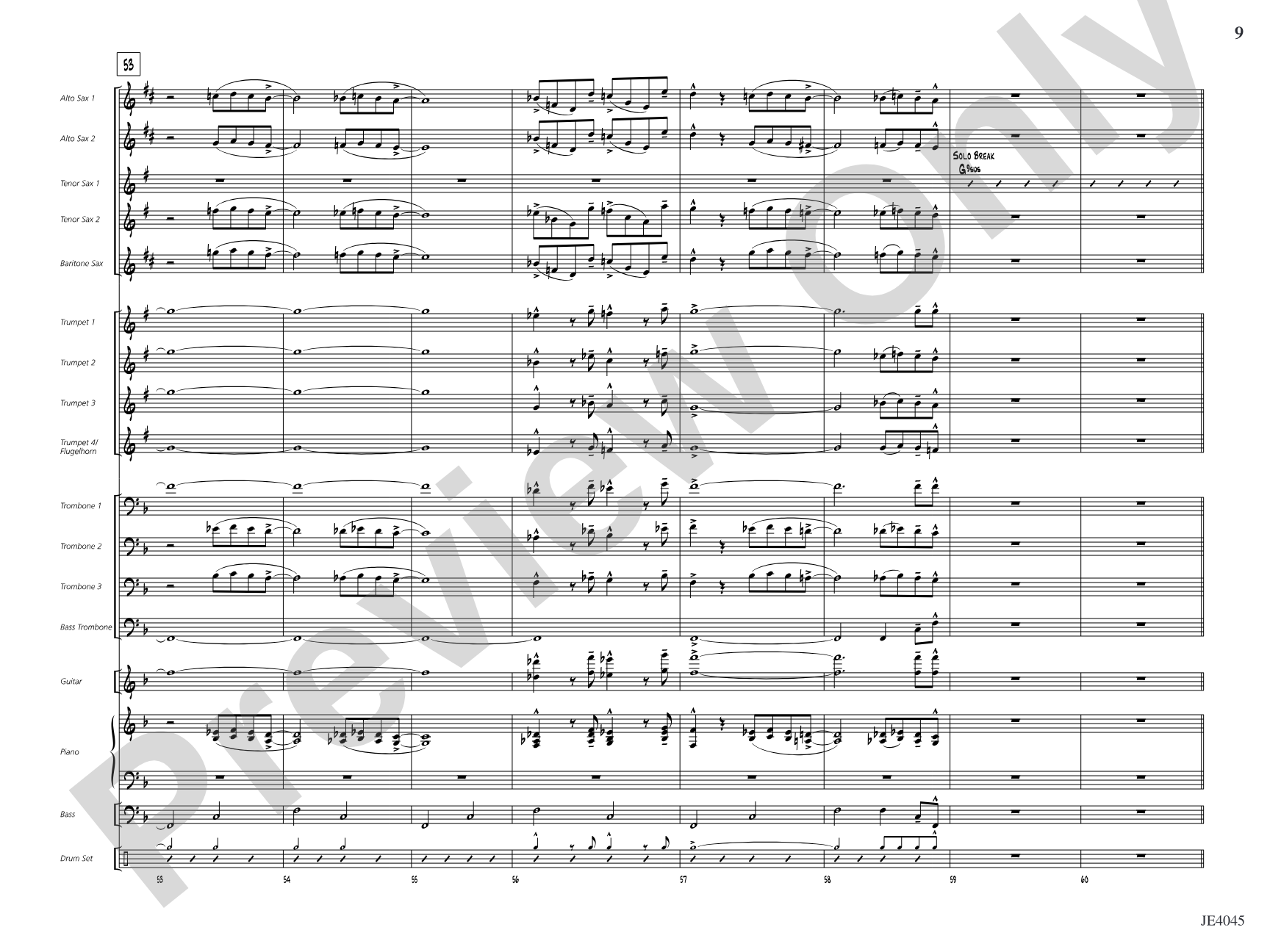 Luck of the Irish: Jazz Ensemble Conductor Score & Parts