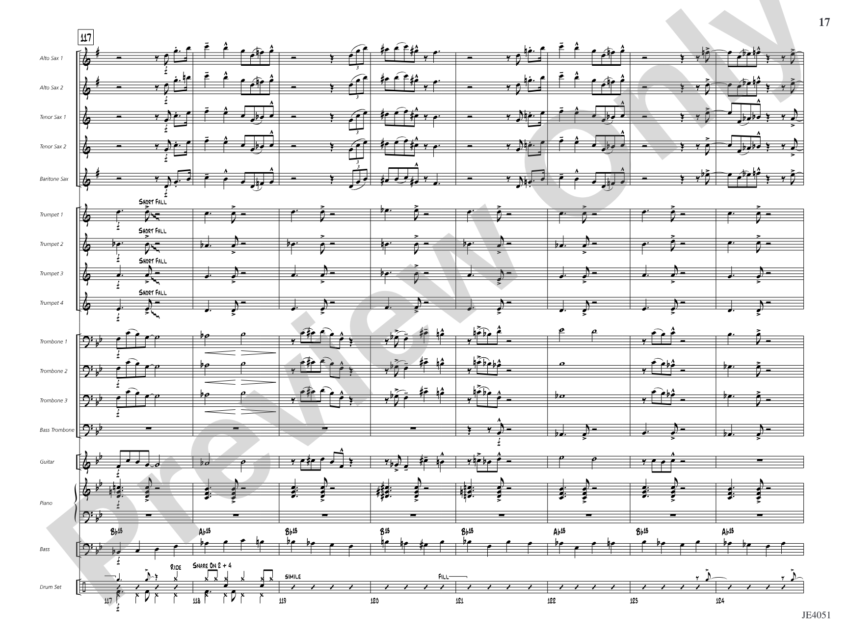 Can't Go Wrong: Jazz Ensemble Conductor Score & Parts