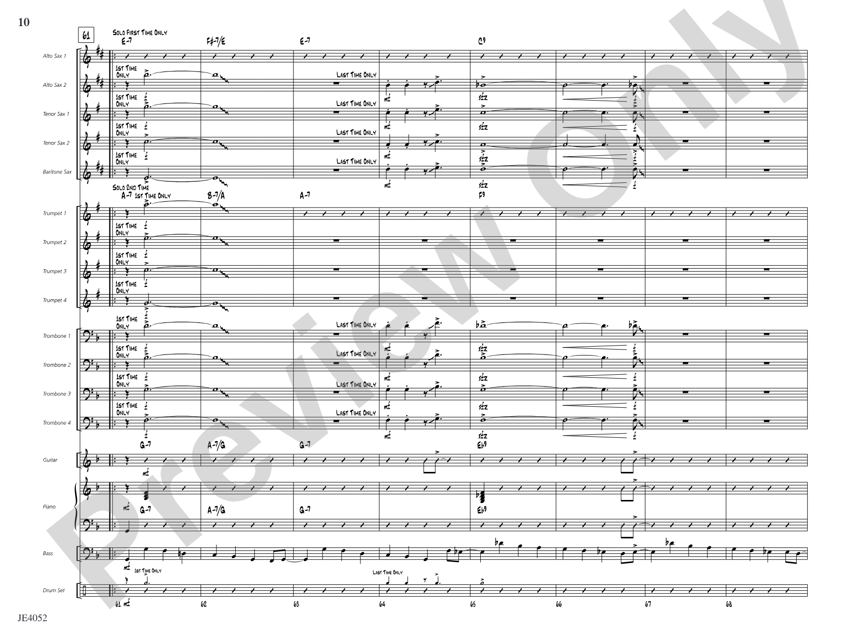 This Is It!: Jazz Ensemble Conductor Score & Parts