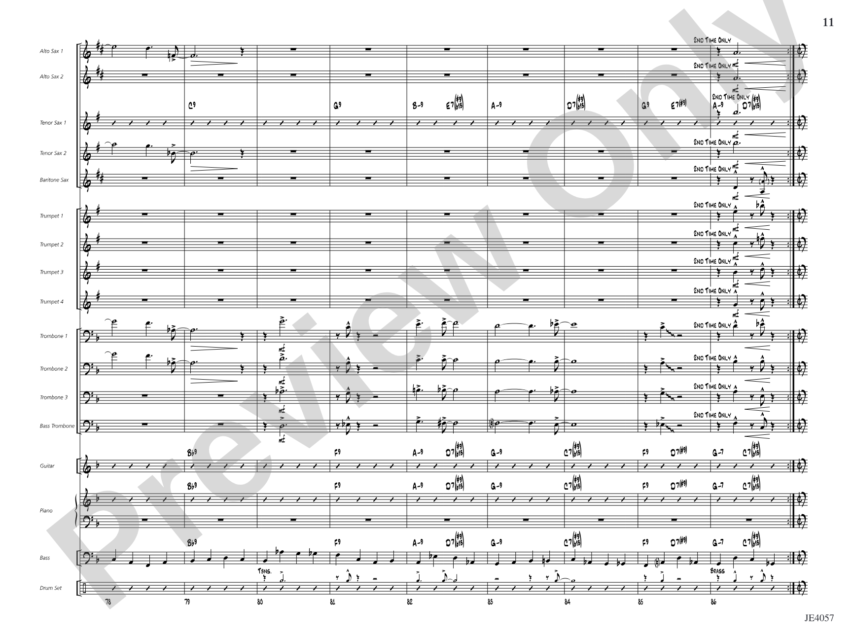 The Skipper Strut!: Jazz Ensemble Conductor Score & Parts