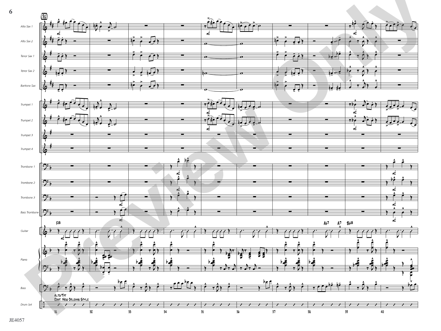 The Skipper Strut!: Jazz Ensemble Conductor Score & Parts
