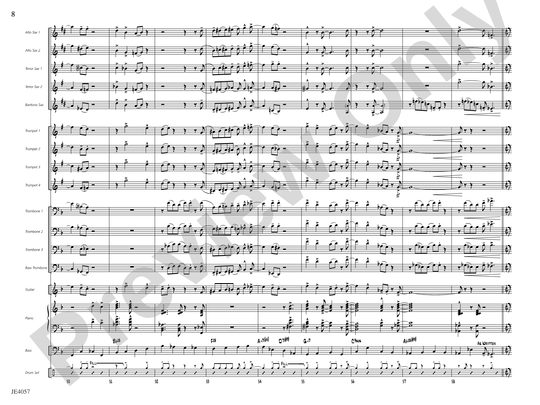 The Skipper Strut!: Jazz Ensemble Conductor Score & Parts