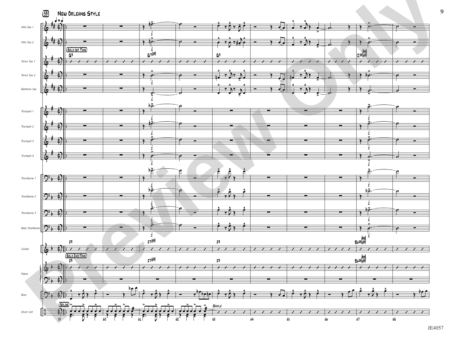The Skipper Strut!: Jazz Ensemble Conductor Score & Parts
