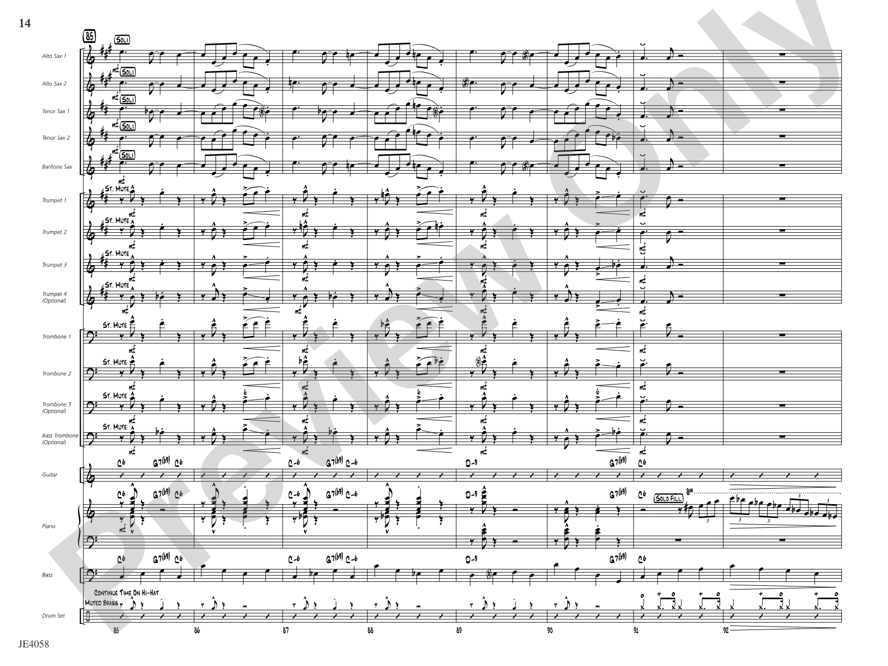 I've Got the Pearl on a String: Jazz Ensemble Conductor Score & Parts