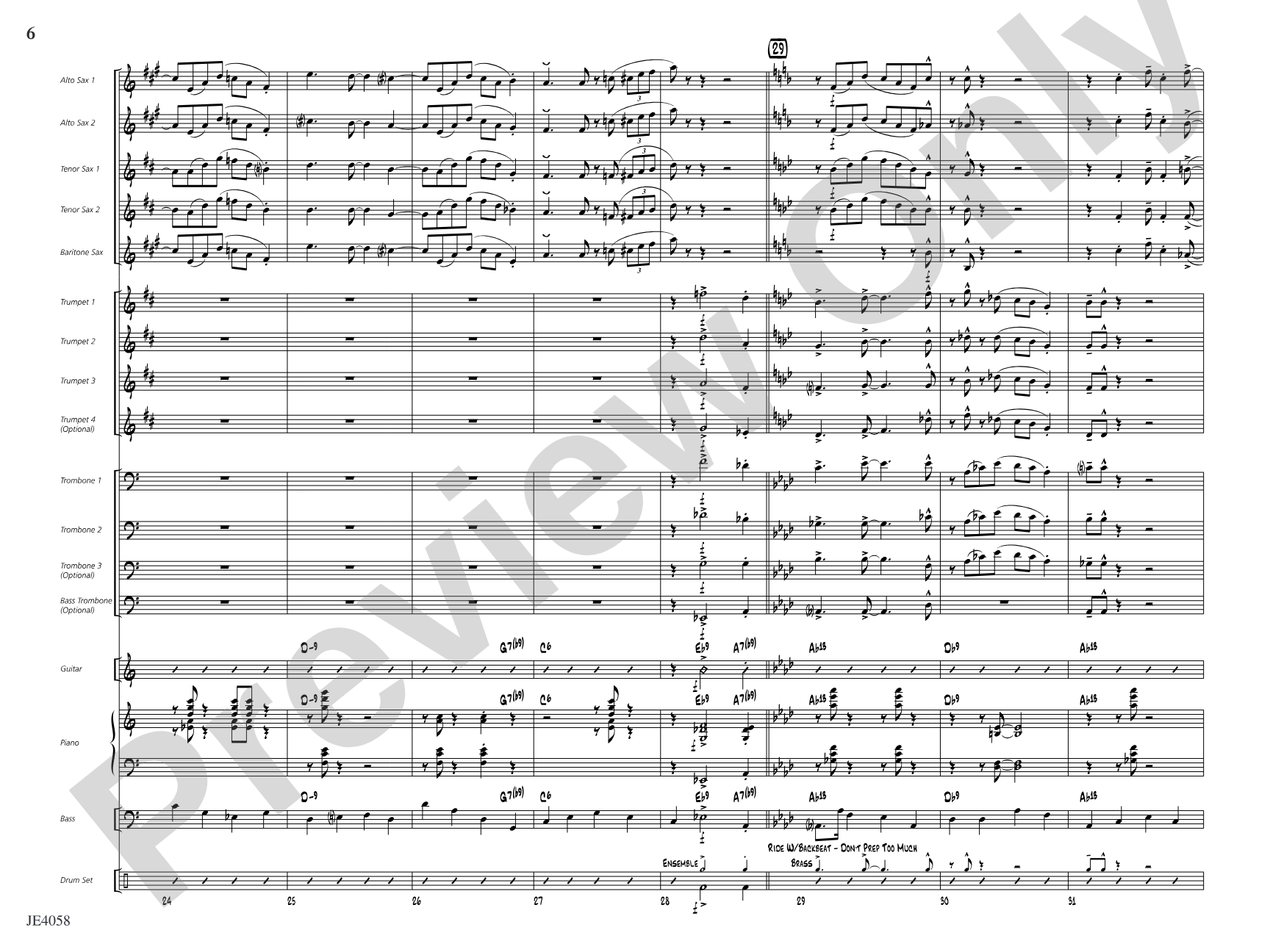 I've Got the Pearl on a String: Jazz Ensemble Conductor Score & Parts