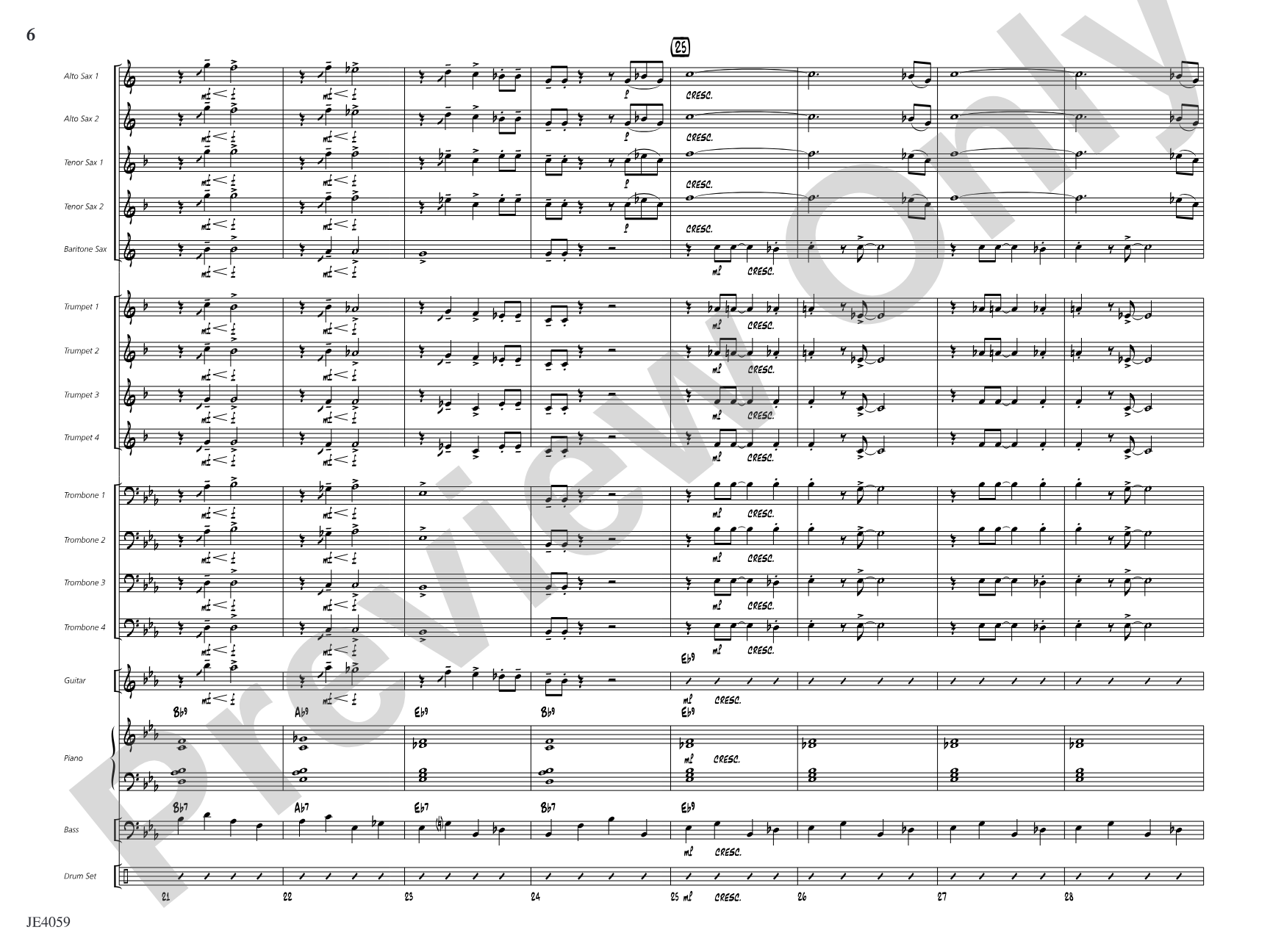 Steam Shuffle: Jazz Ensemble Conductor Score & Parts