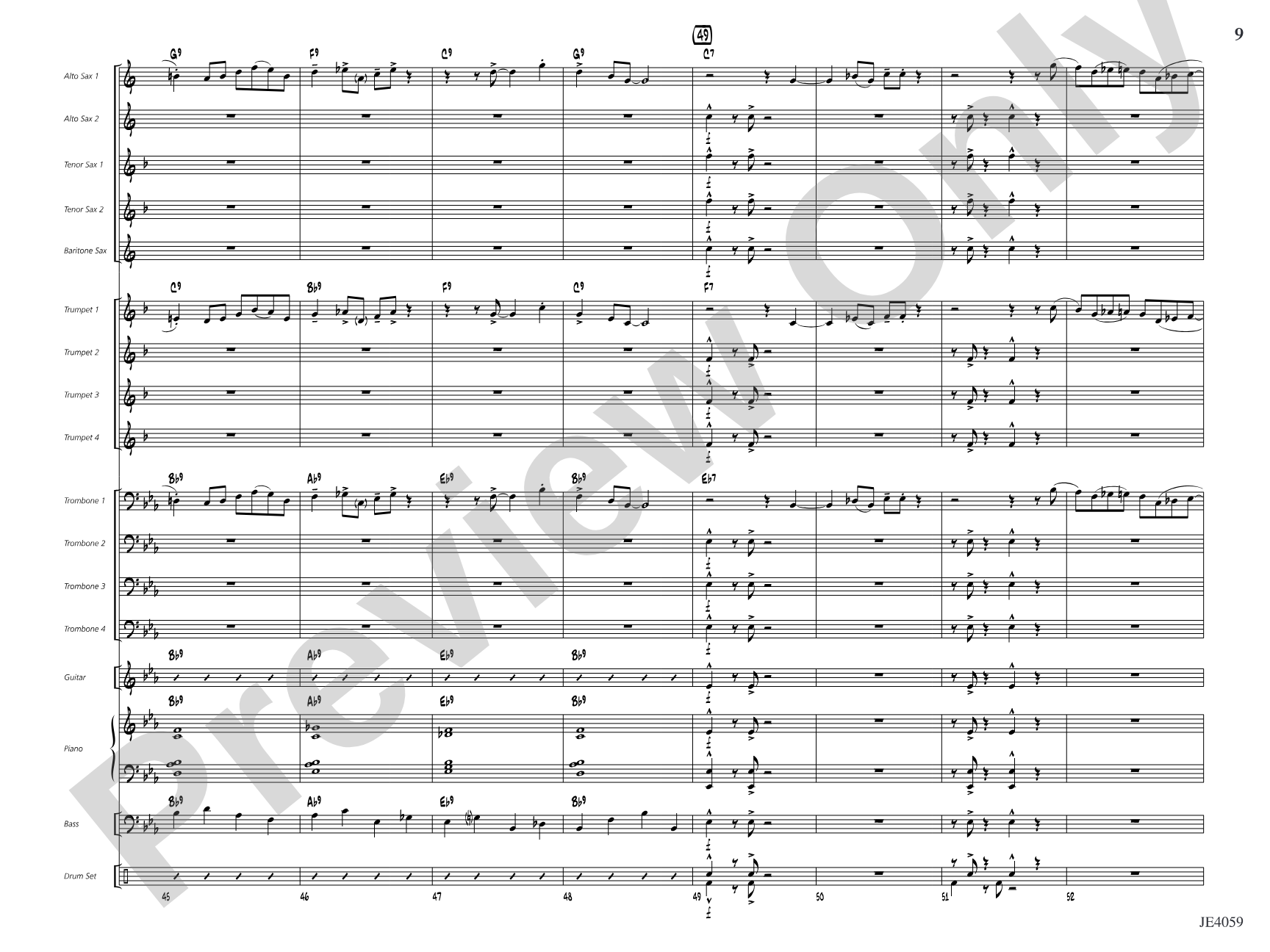 Steam Shuffle: Jazz Ensemble Conductor Score & Parts