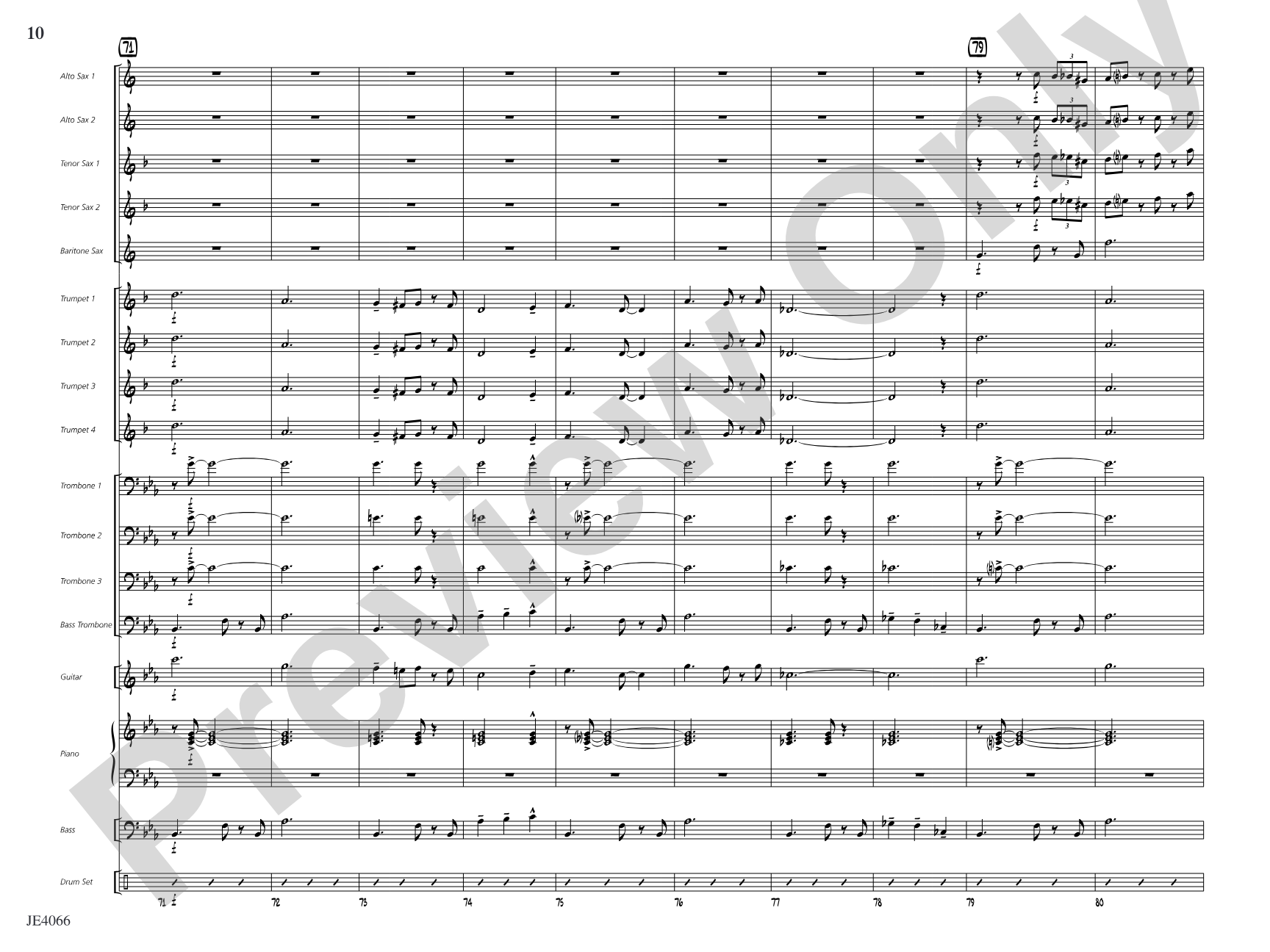 Ja-Da: Jazz Ensemble Conductor Score & Parts