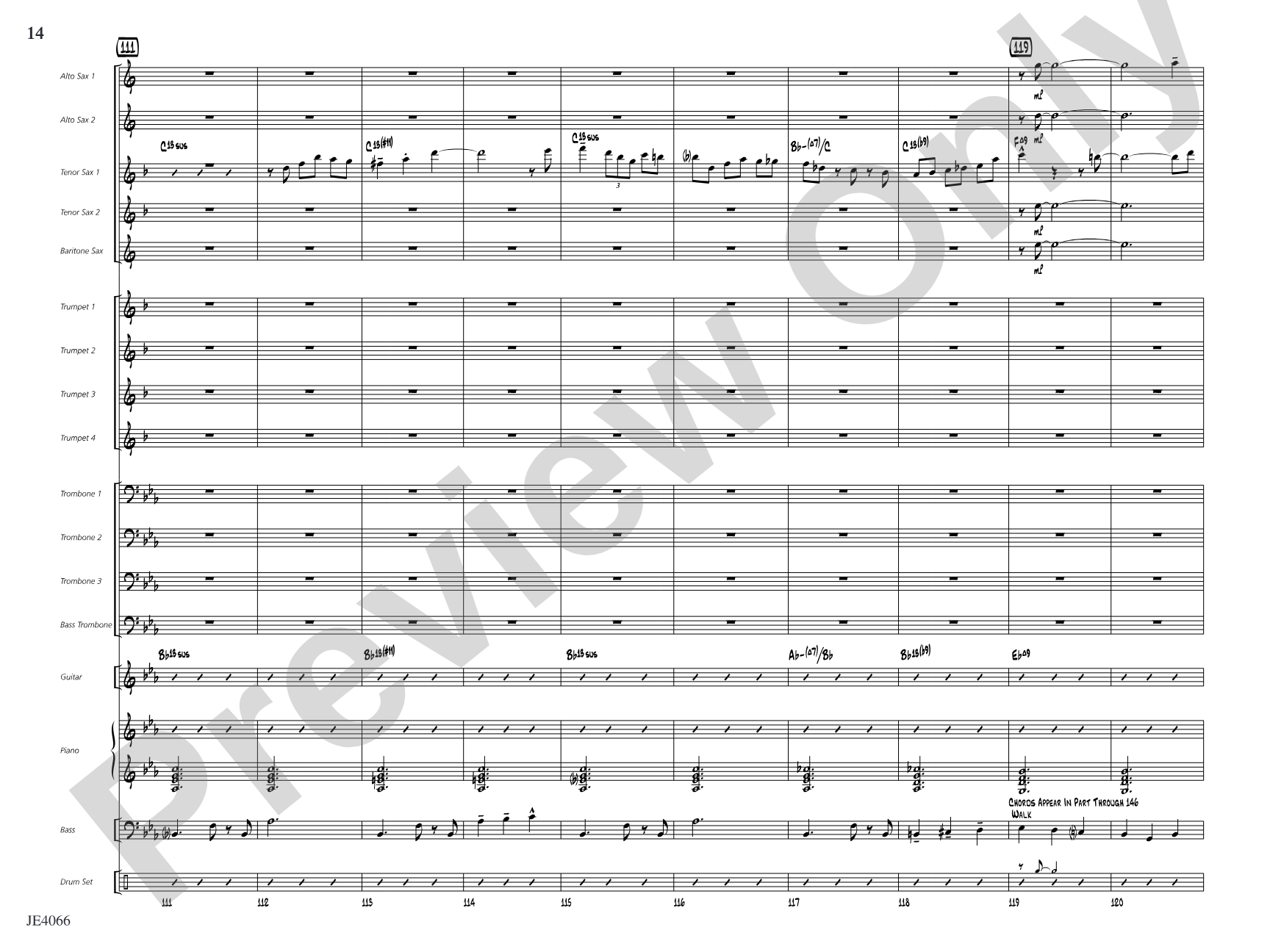 Ja-Da: Jazz Ensemble Conductor Score & Parts
