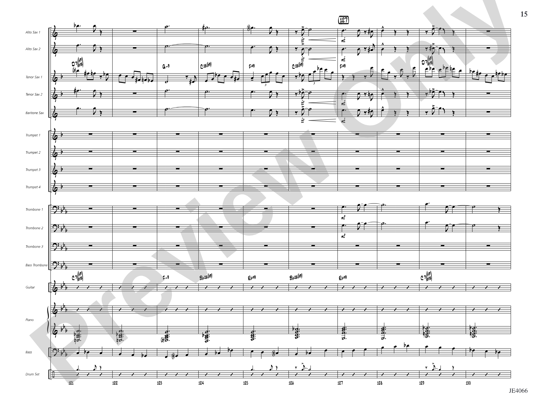 Ja-Da: Jazz Ensemble Conductor Score & Parts