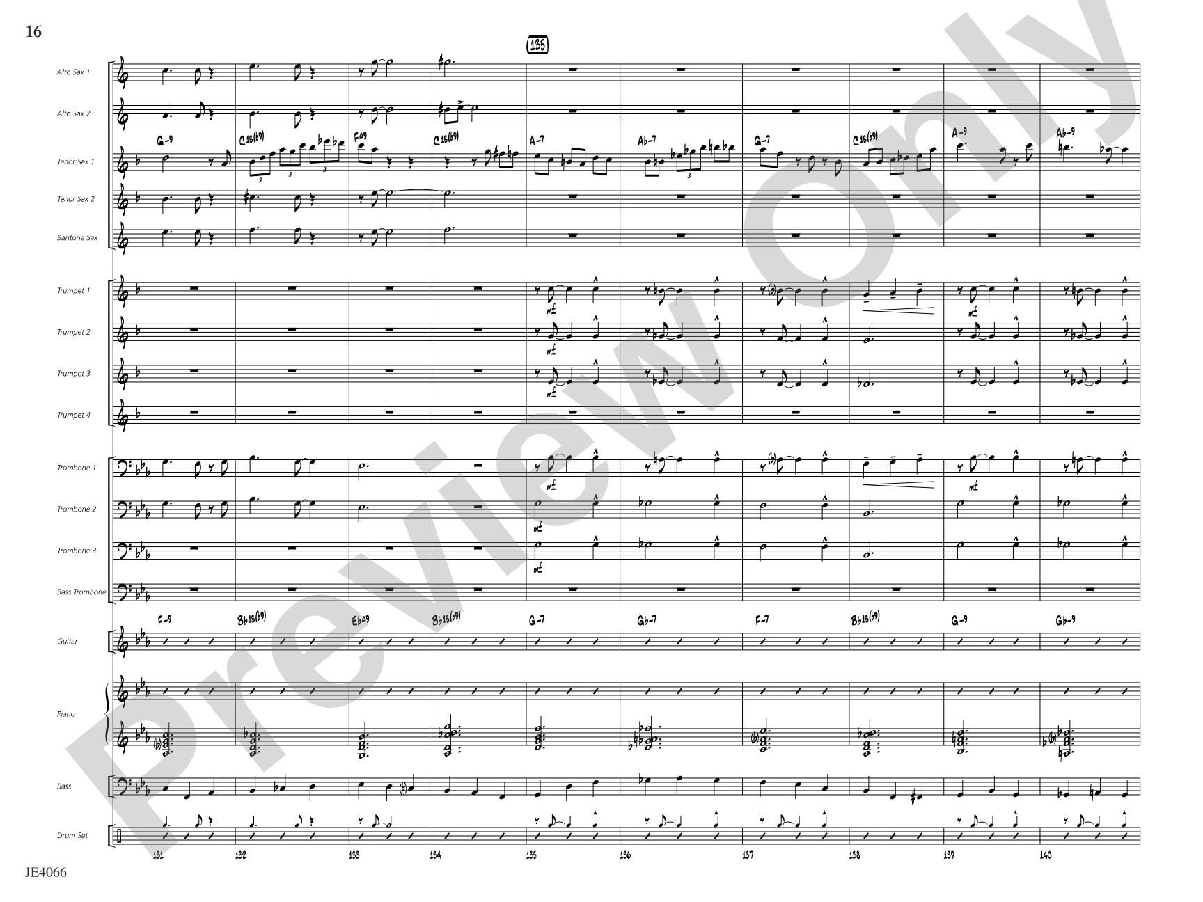 Ja-Da: Jazz Ensemble Conductor Score & Parts