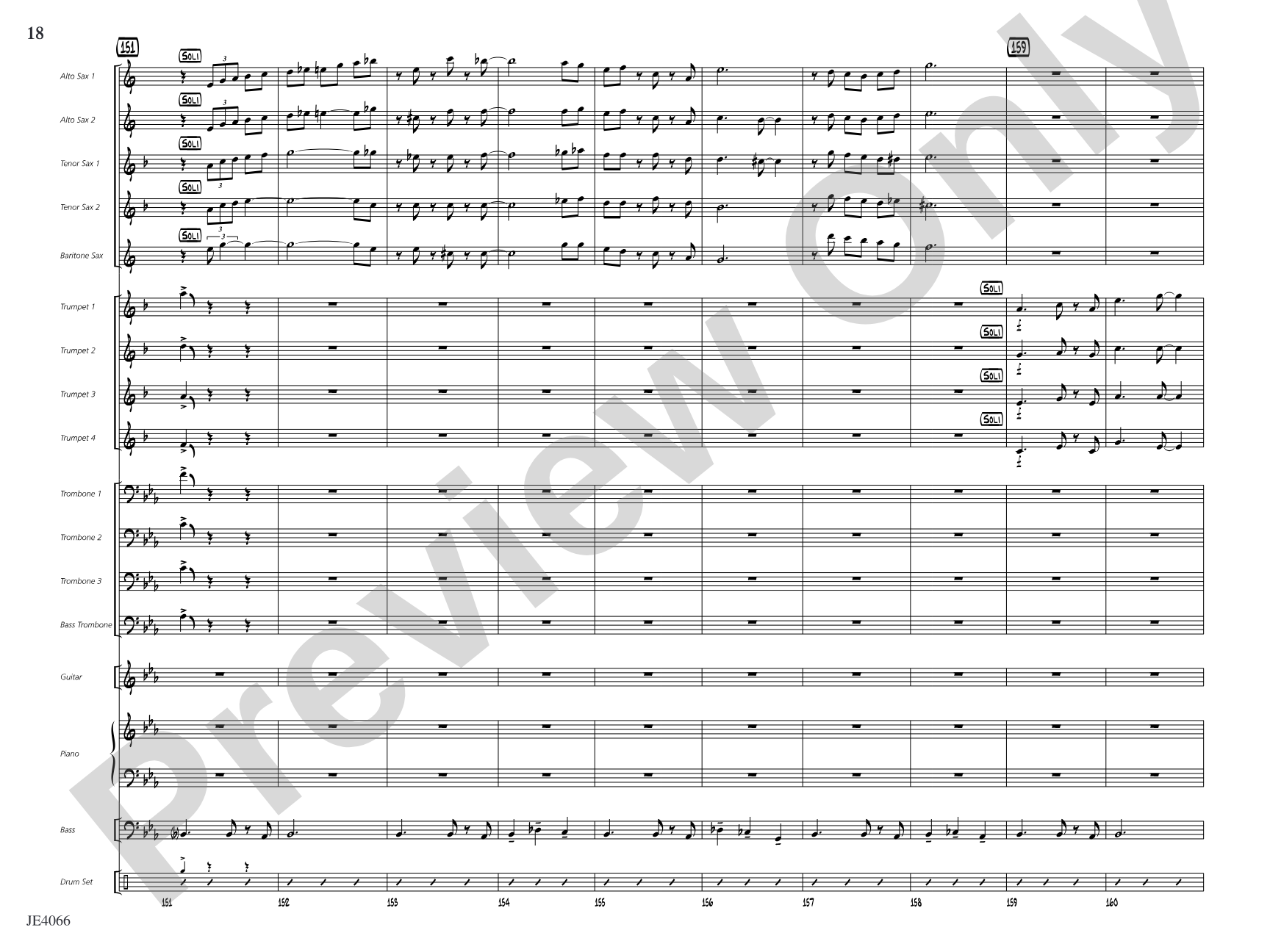 Ja-Da: Jazz Ensemble Conductor Score & Parts