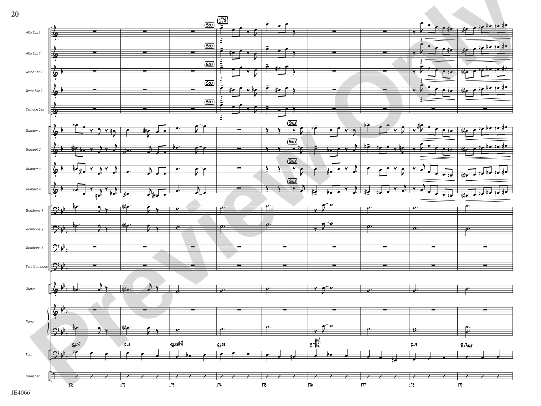 Ja-Da: Jazz Ensemble Conductor Score & Parts