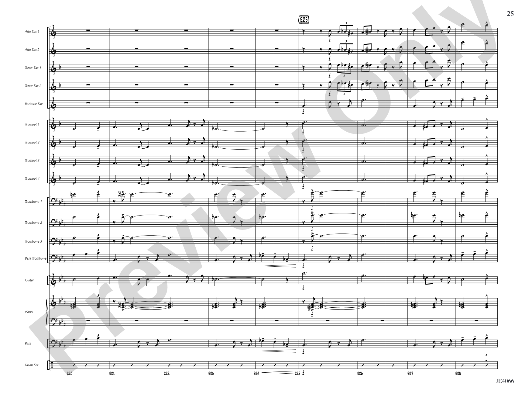 Ja-Da: Jazz Ensemble Conductor Score & Parts