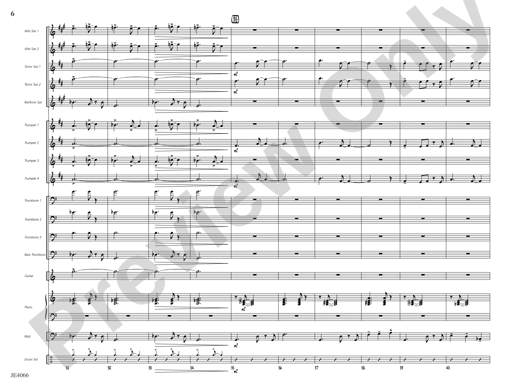 Ja-Da: Jazz Ensemble Conductor Score & Parts