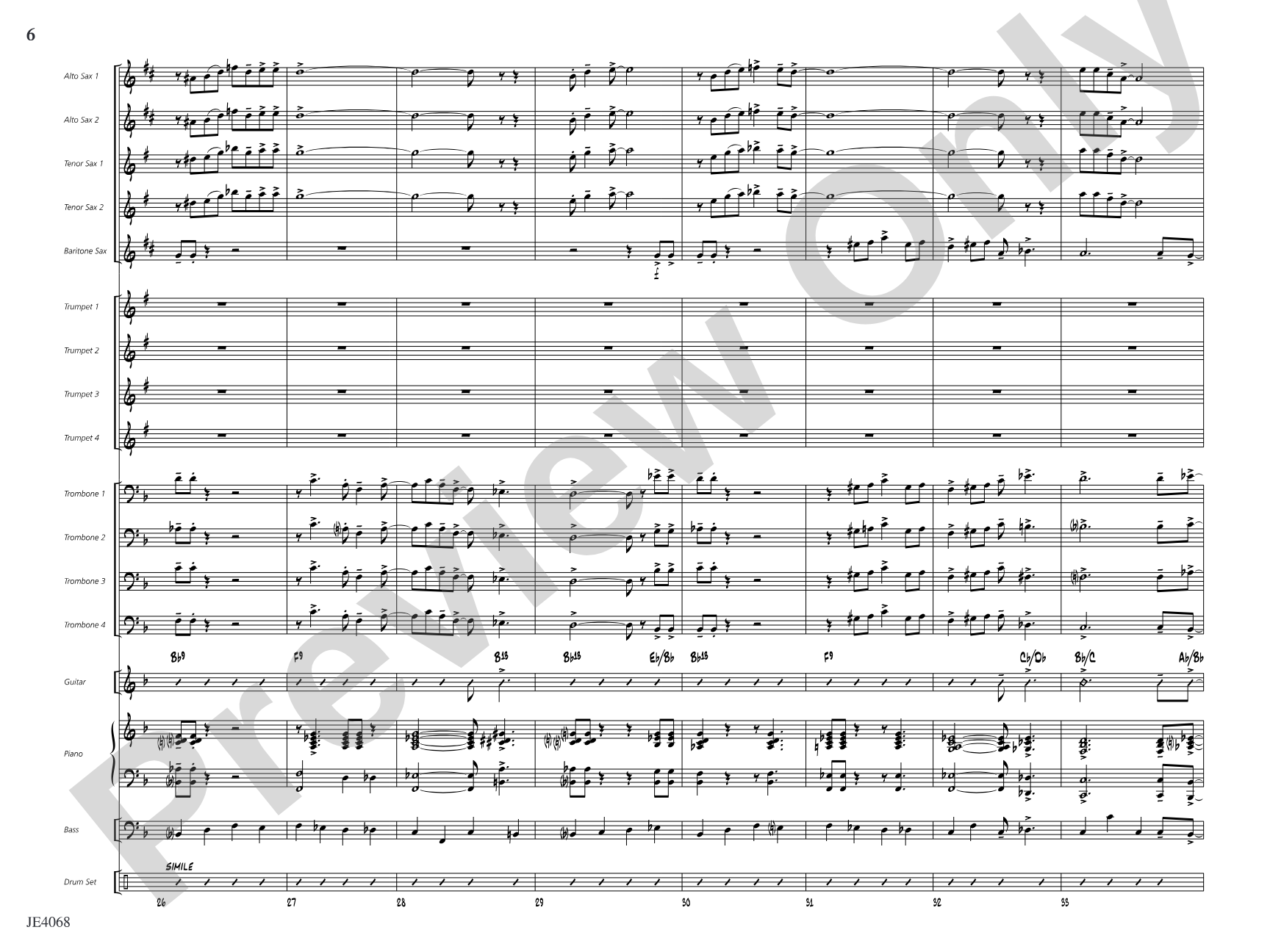 St. Louis Blues: Jazz Ensemble Conductor Score & Parts