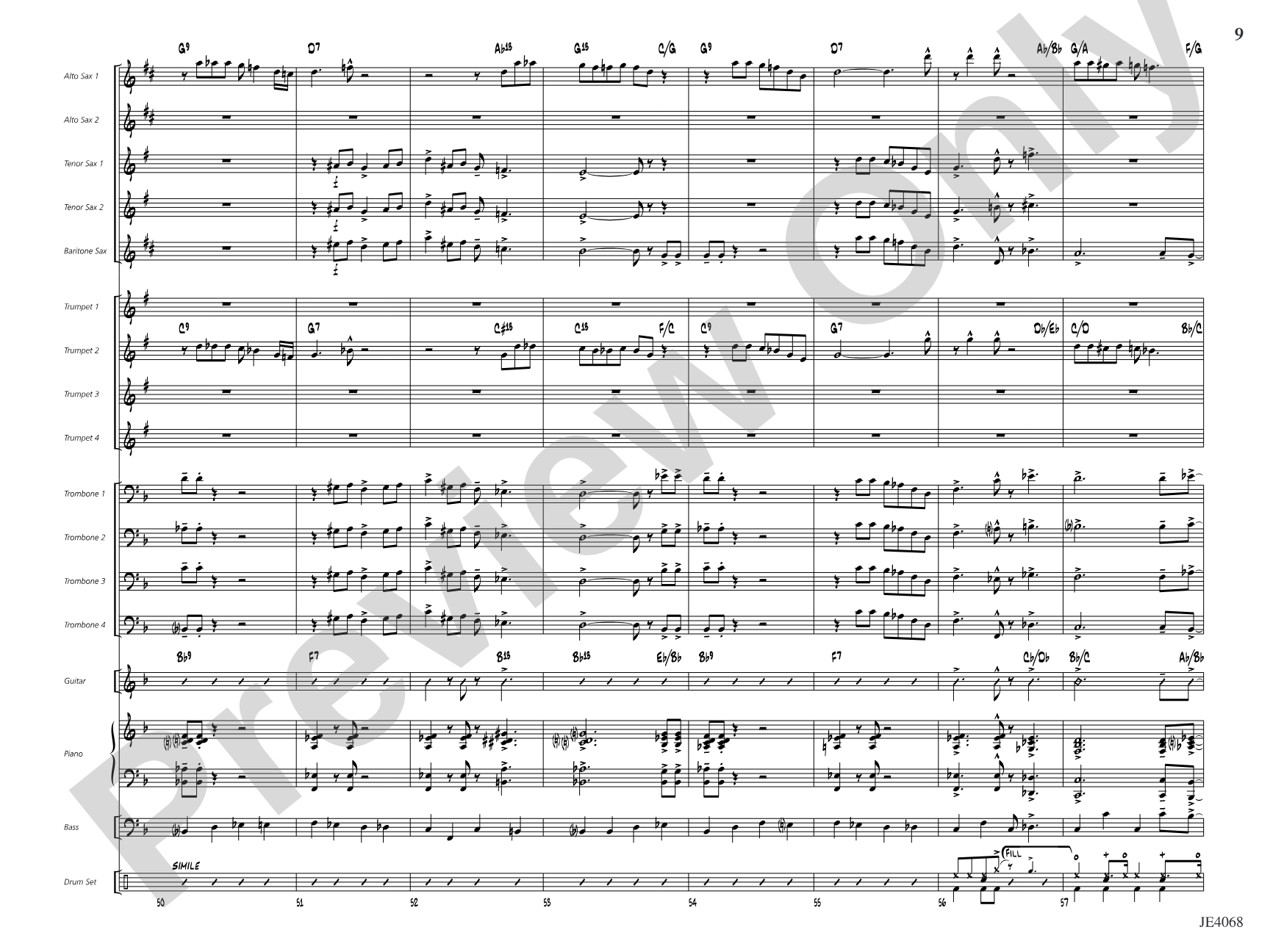St. Louis Blues: Jazz Ensemble Conductor Score & Parts