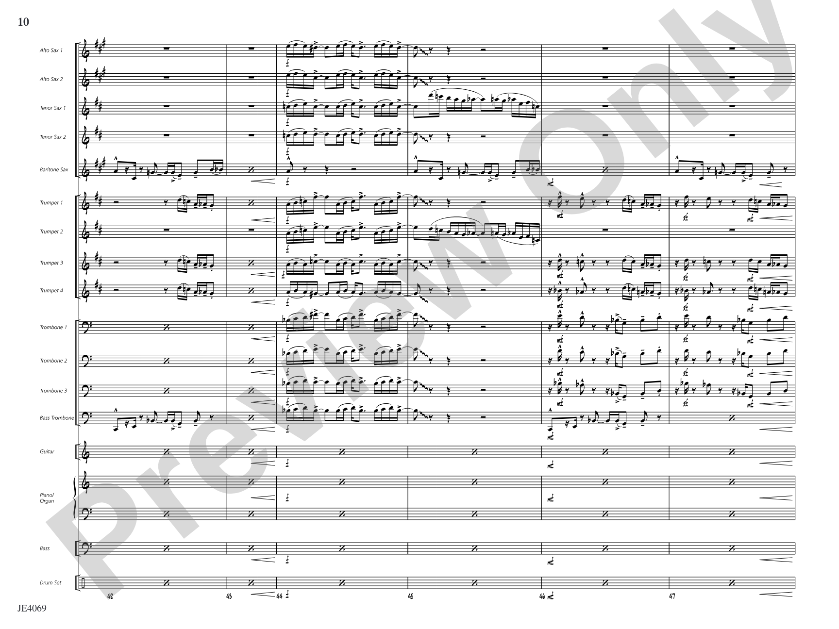 Calling Dr. Chops: Jazz Ensemble Conductor Score & Parts