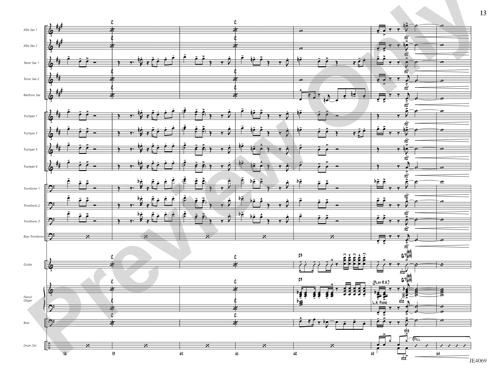 Calling Dr. Chops: Jazz Ensemble Conductor Score & Parts