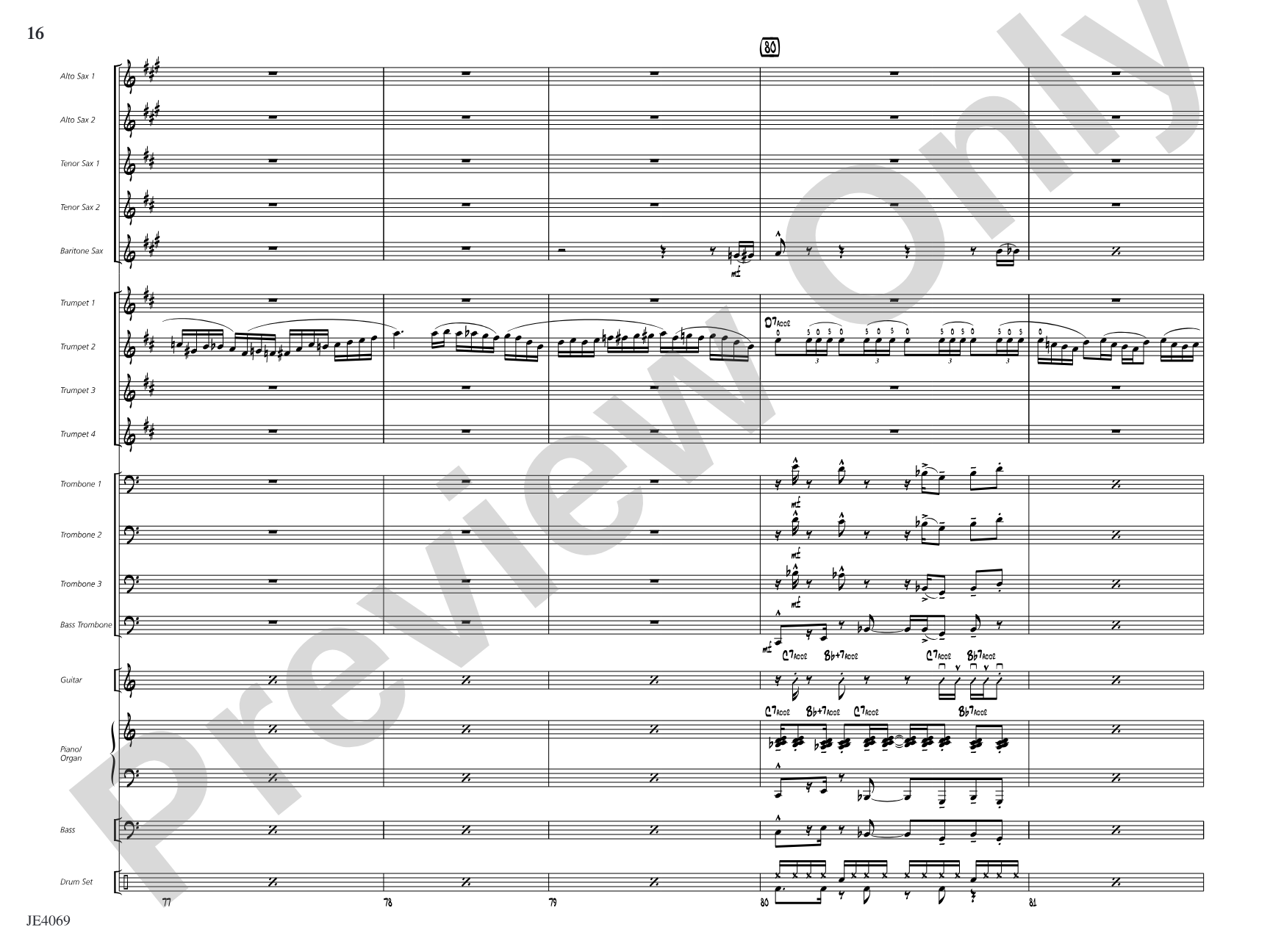Calling Dr. Chops: Jazz Ensemble Conductor Score & Parts