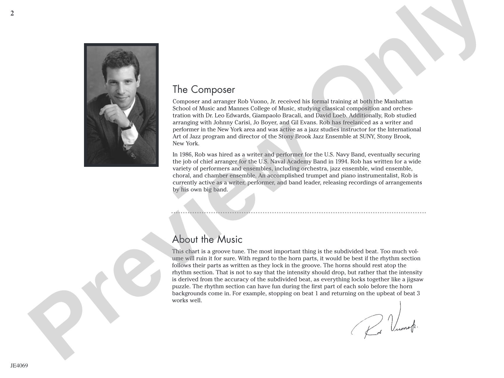Calling Dr. Chops: Jazz Ensemble Conductor Score & Parts