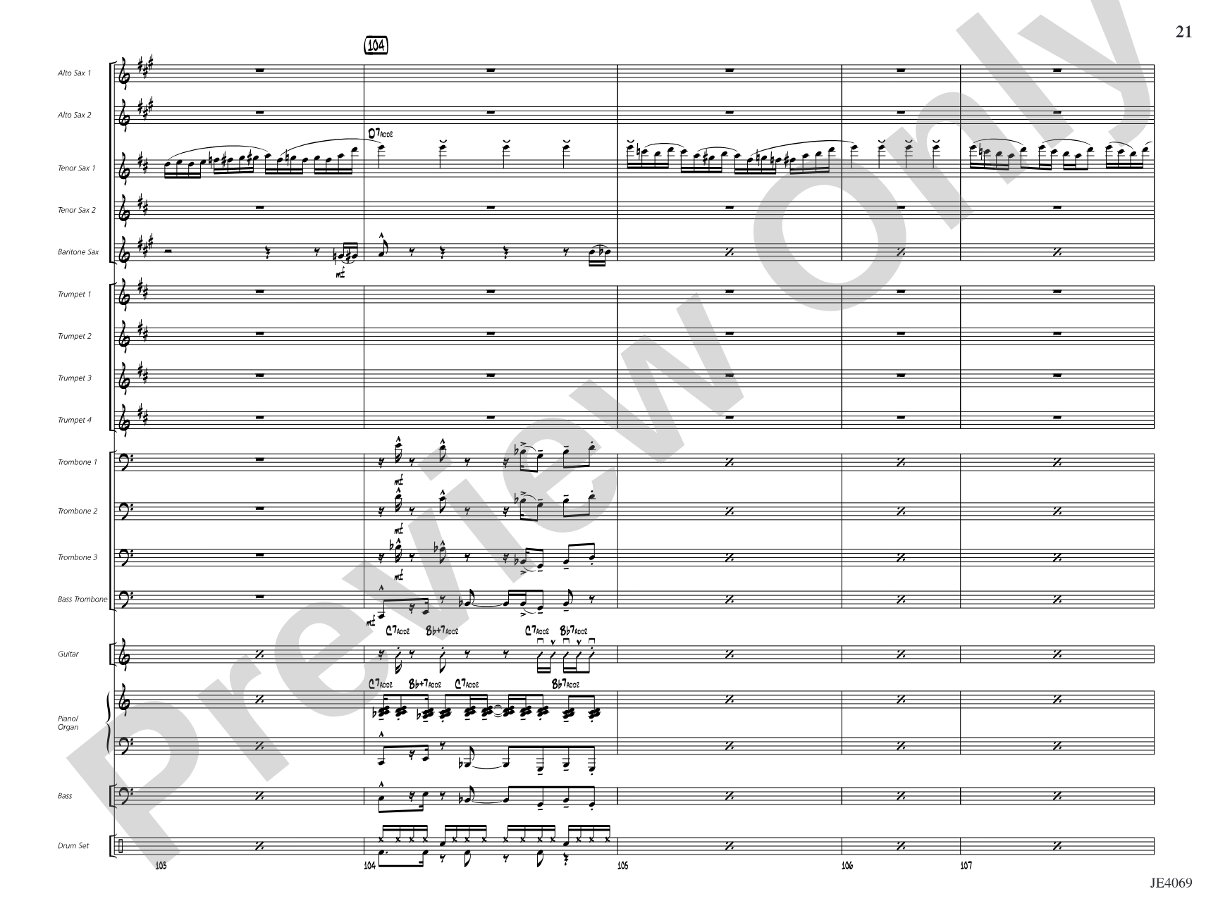 Calling Dr. Chops: Jazz Ensemble Conductor Score & Parts