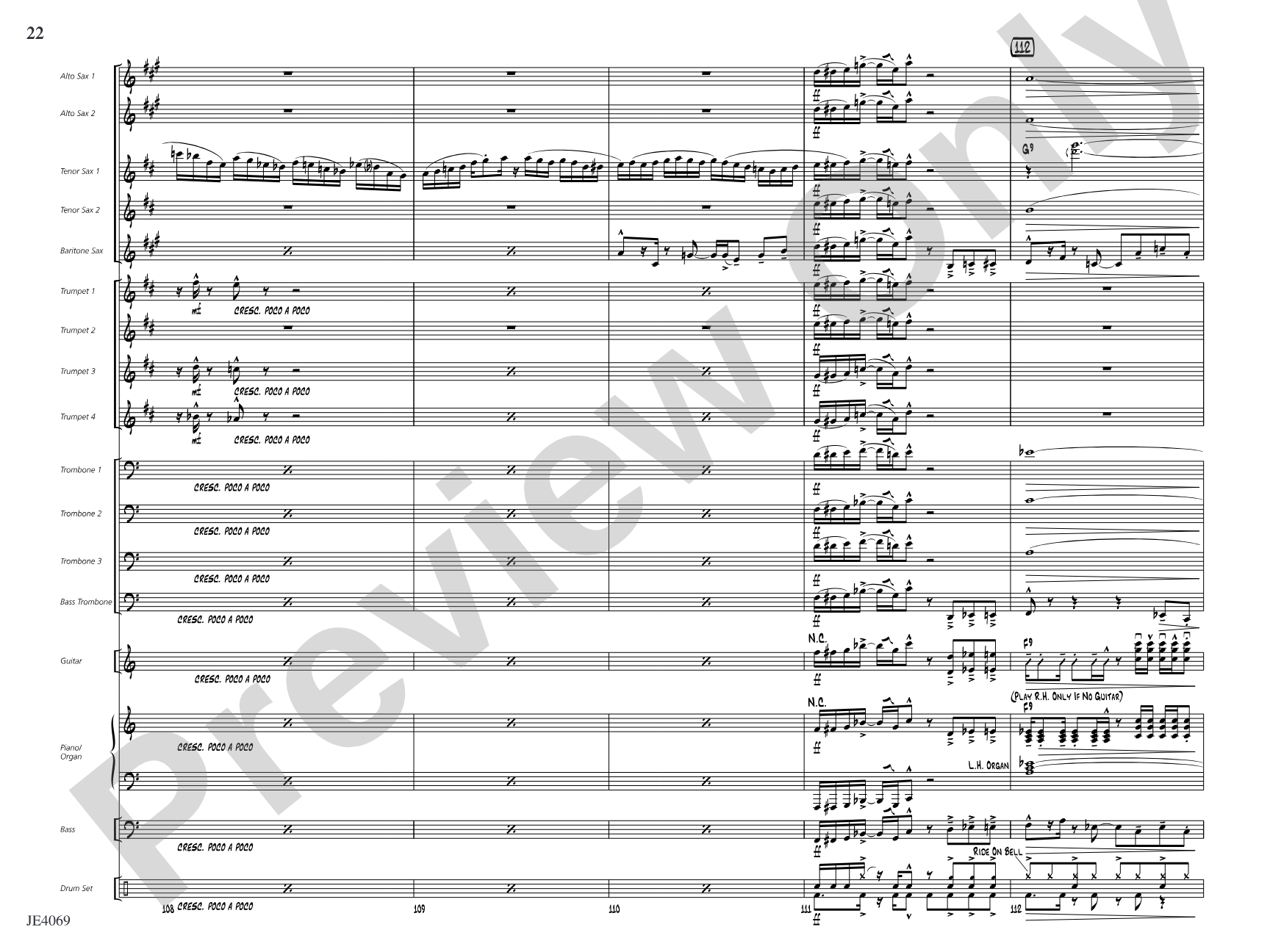 Calling Dr. Chops: Jazz Ensemble Conductor Score & Parts