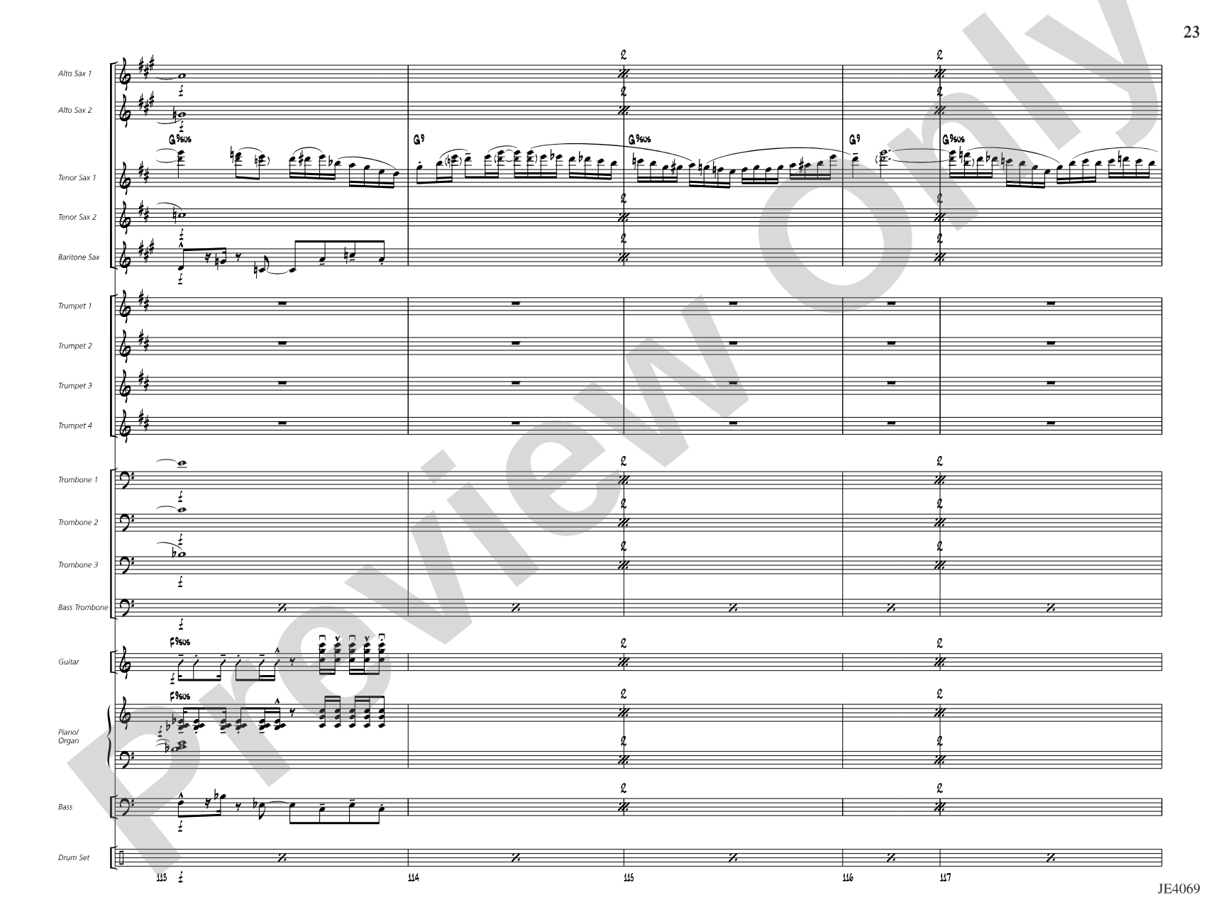 Calling Dr. Chops: Jazz Ensemble Conductor Score & Parts