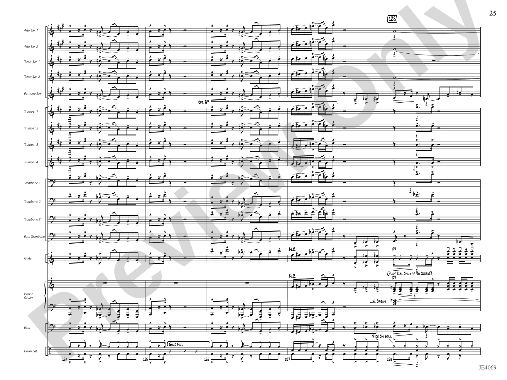 Calling Dr. Chops: Jazz Ensemble Conductor Score & Parts