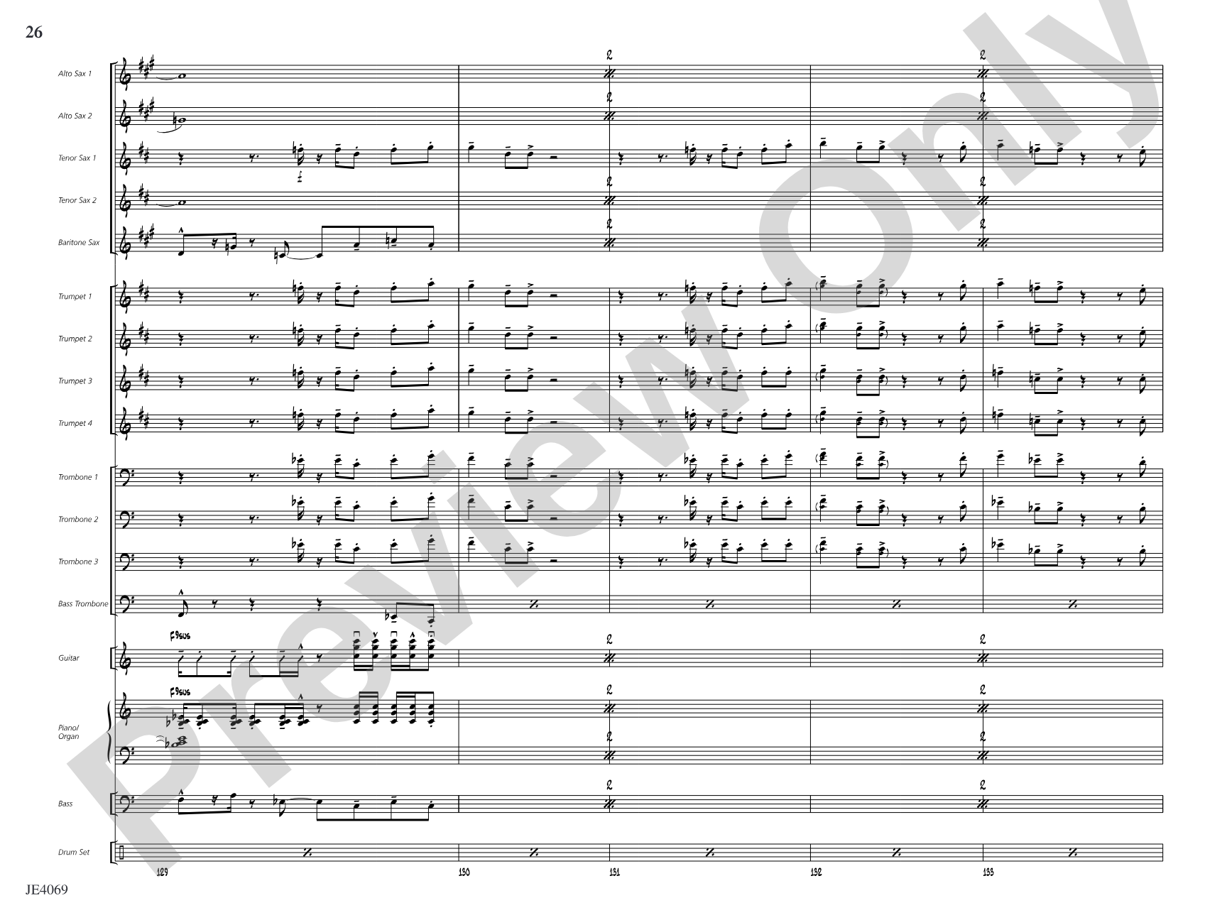 Calling Dr. Chops: Jazz Ensemble Conductor Score & Parts