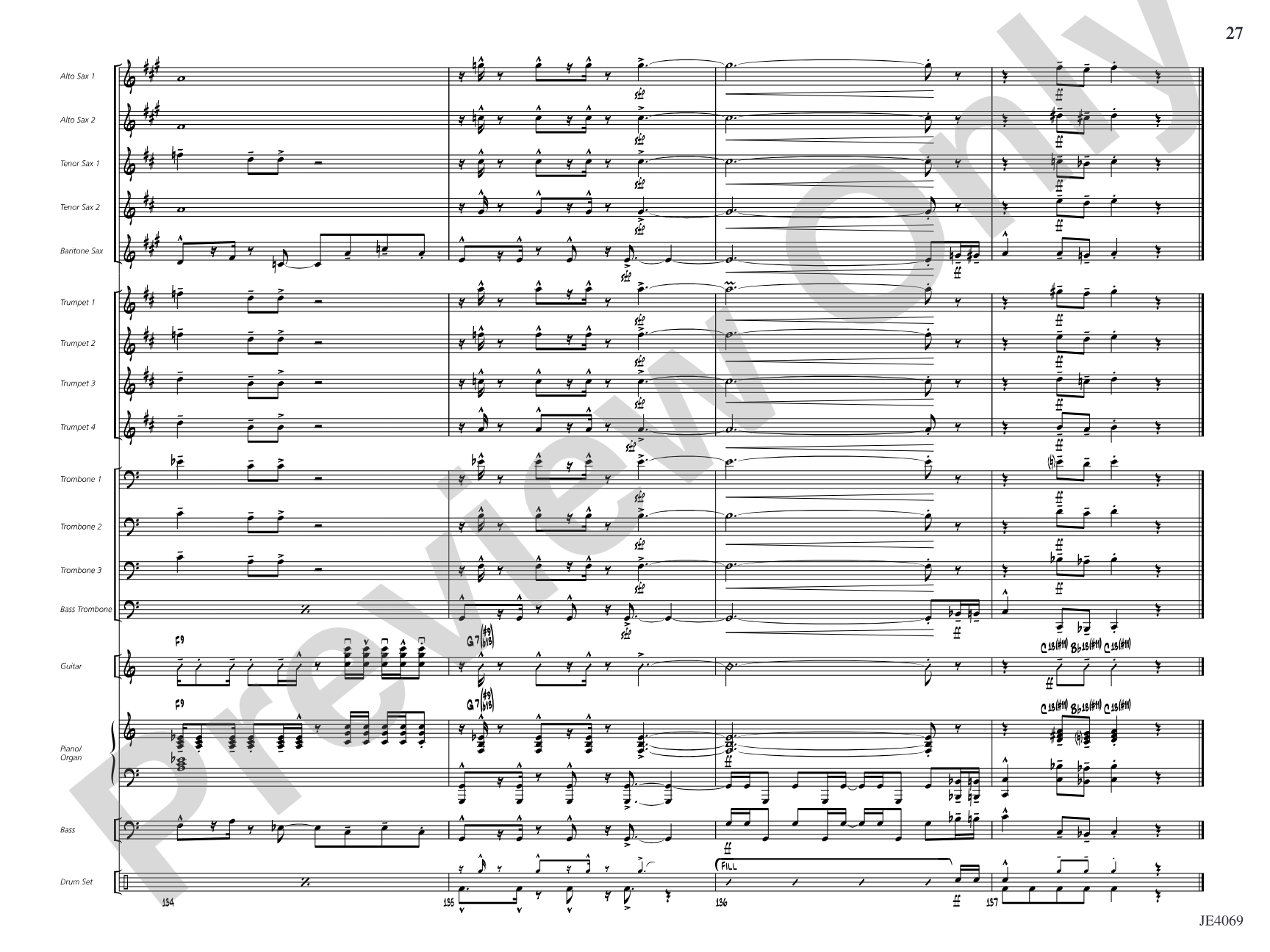 Calling Dr. Chops: Jazz Ensemble Conductor Score & Parts