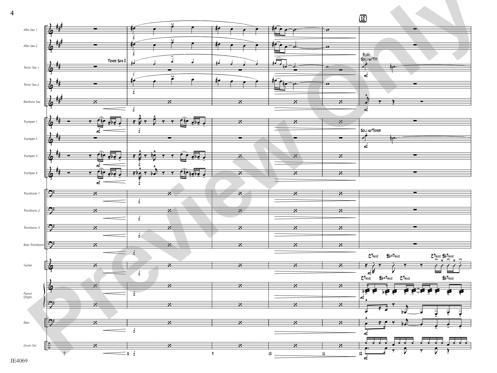 Calling Dr. Chops: Jazz Ensemble Conductor Score & Parts