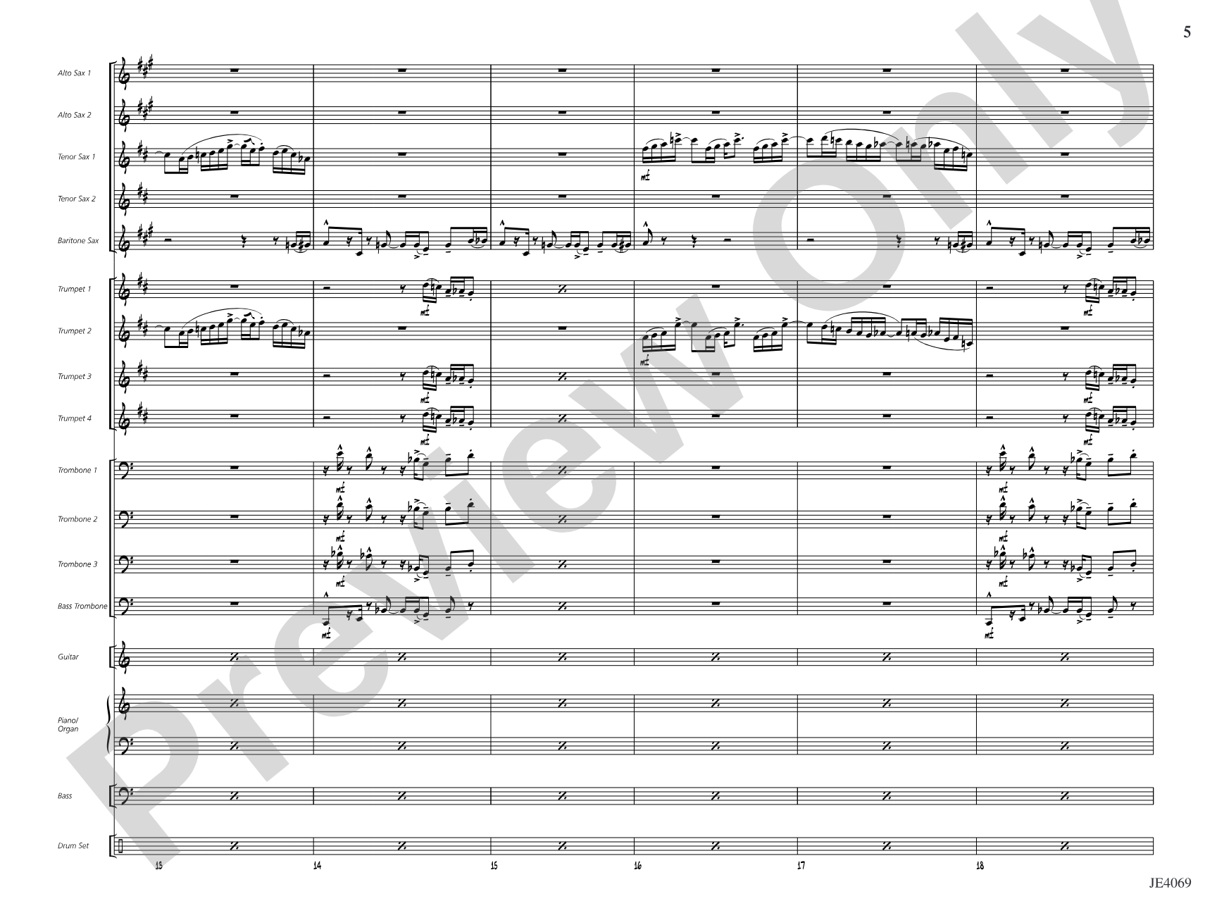 Calling Dr. Chops: Jazz Ensemble Conductor Score & Parts